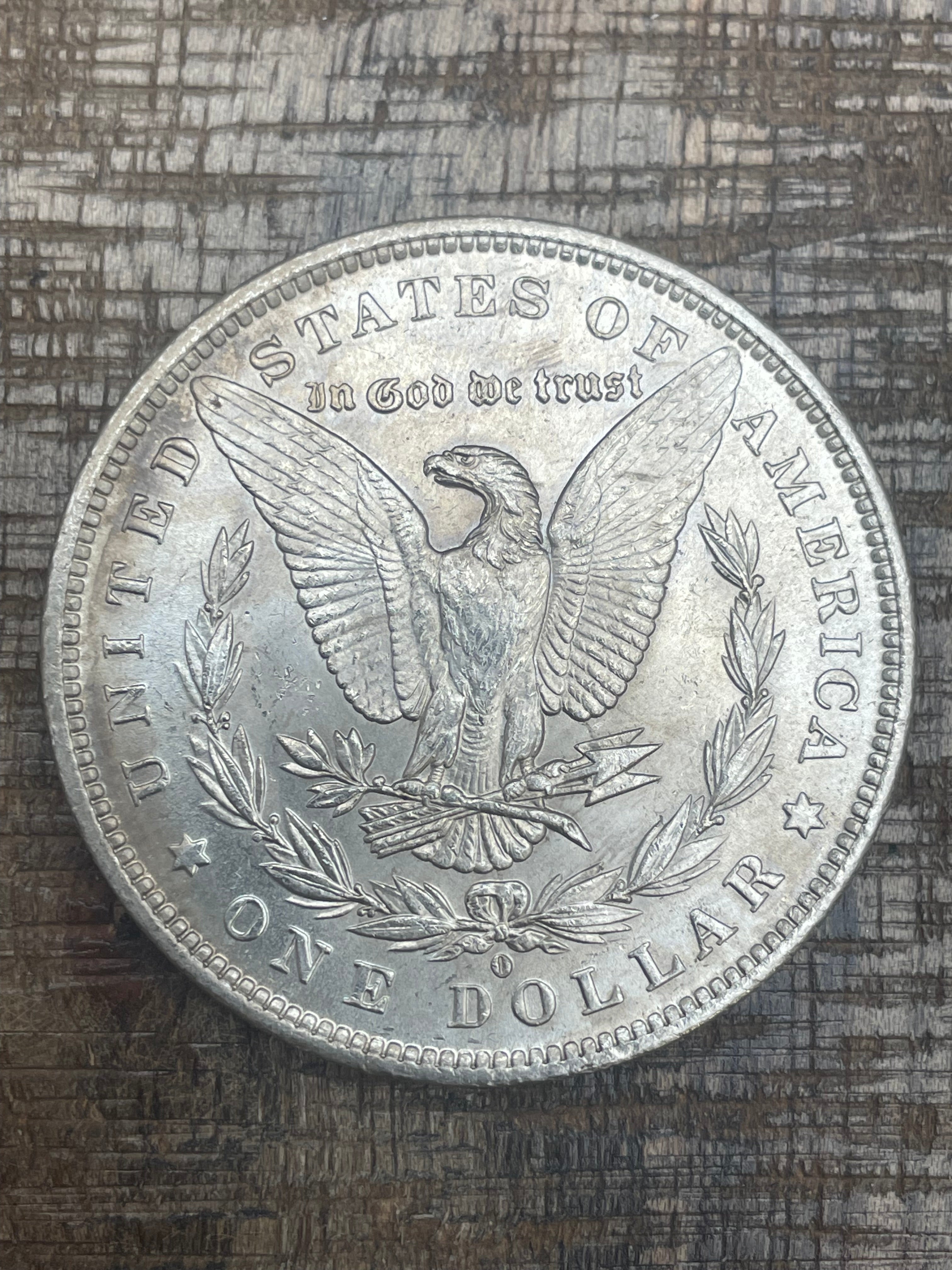 1884-O $1 US Morgan Silver Dollar