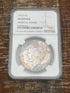 1922-S $1 US Peace Dollar NGC AU Details ~ Artificial Toning ~ Beautiful Toning