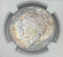 1922-S $1 US Peace Dollar NGC AU Details ~ Artificial Toning ~ Beautiful Toning