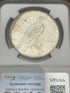 1922-S $1 US Peace Dollar NGC AU Details ~ Artificial Toning ~ Beautiful Toning