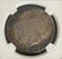 1922-S $1 US Peace Dollar NGC AU Details ~ Artificial Toning ~ Beautiful Toning