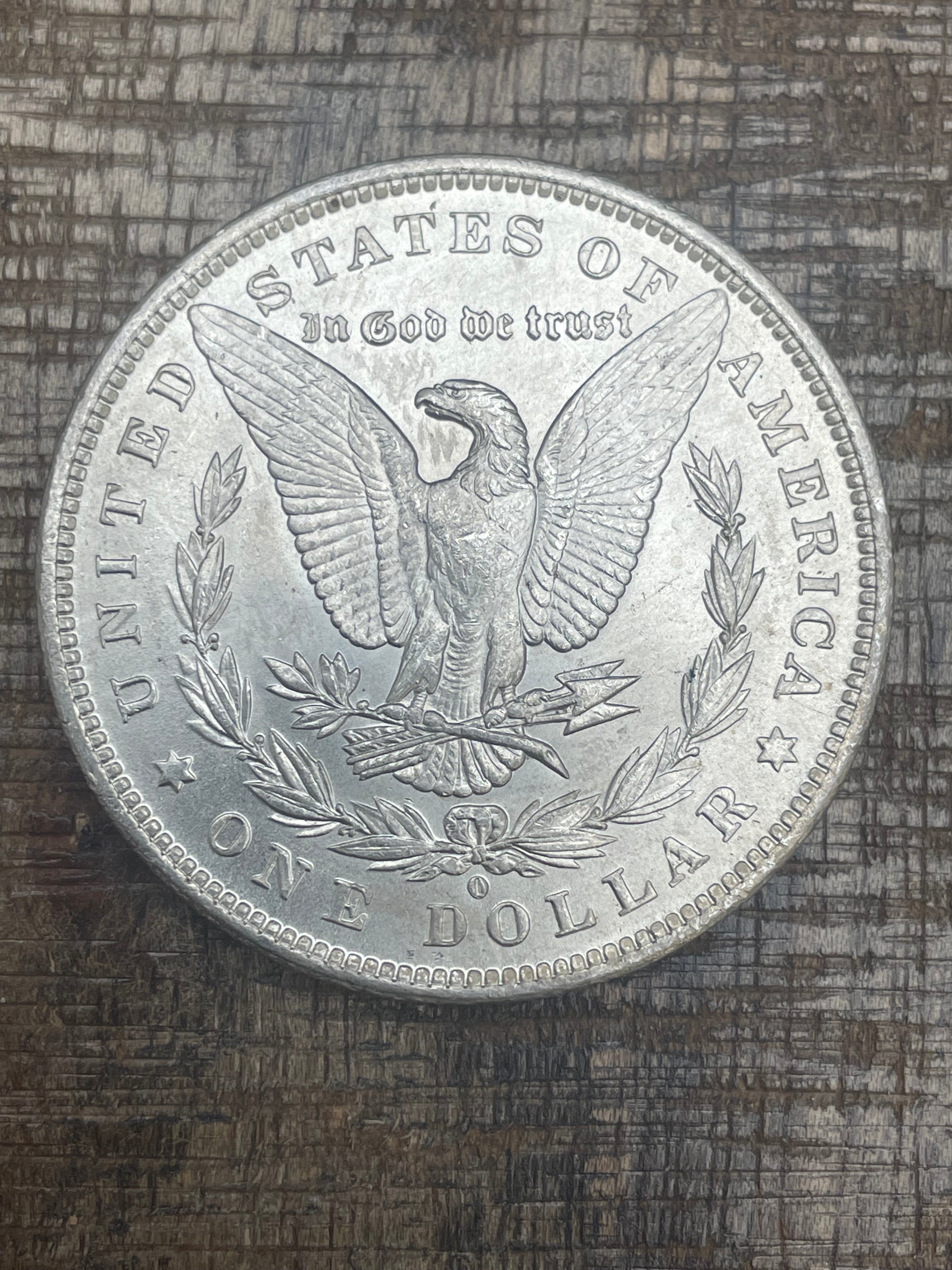 1884-O $1 US Morgan Silver Dollar