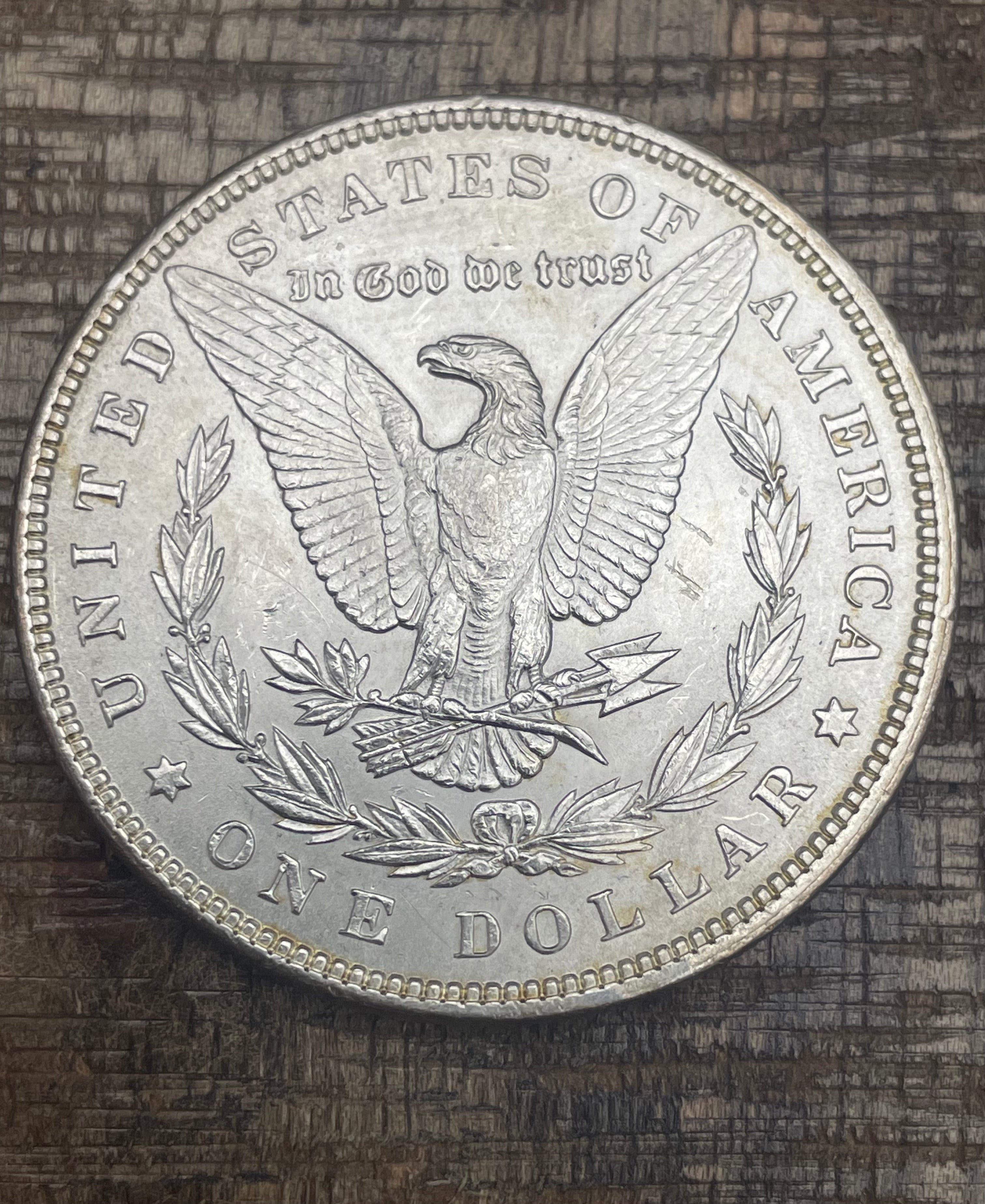 1896 $1 US Morgan Silver Dollar