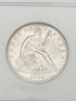 1857-O 50C Seated Liberty Half Dollar NGC Certified Shipwreck Effect ~ SS Republic Shipwreck