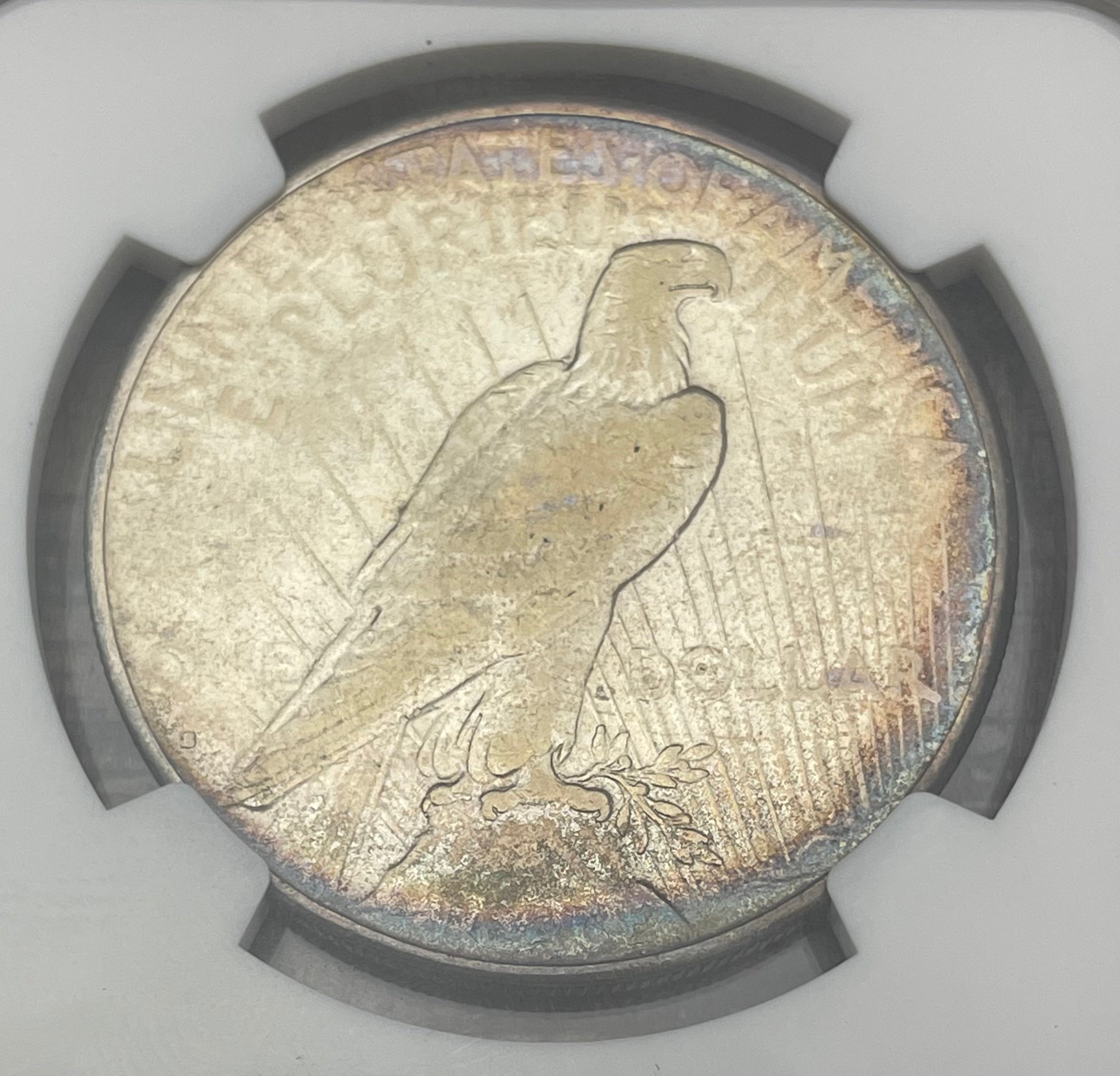1934-S $1 US Silver Peace Dollar NGC XF 45 ~ Rim Toning