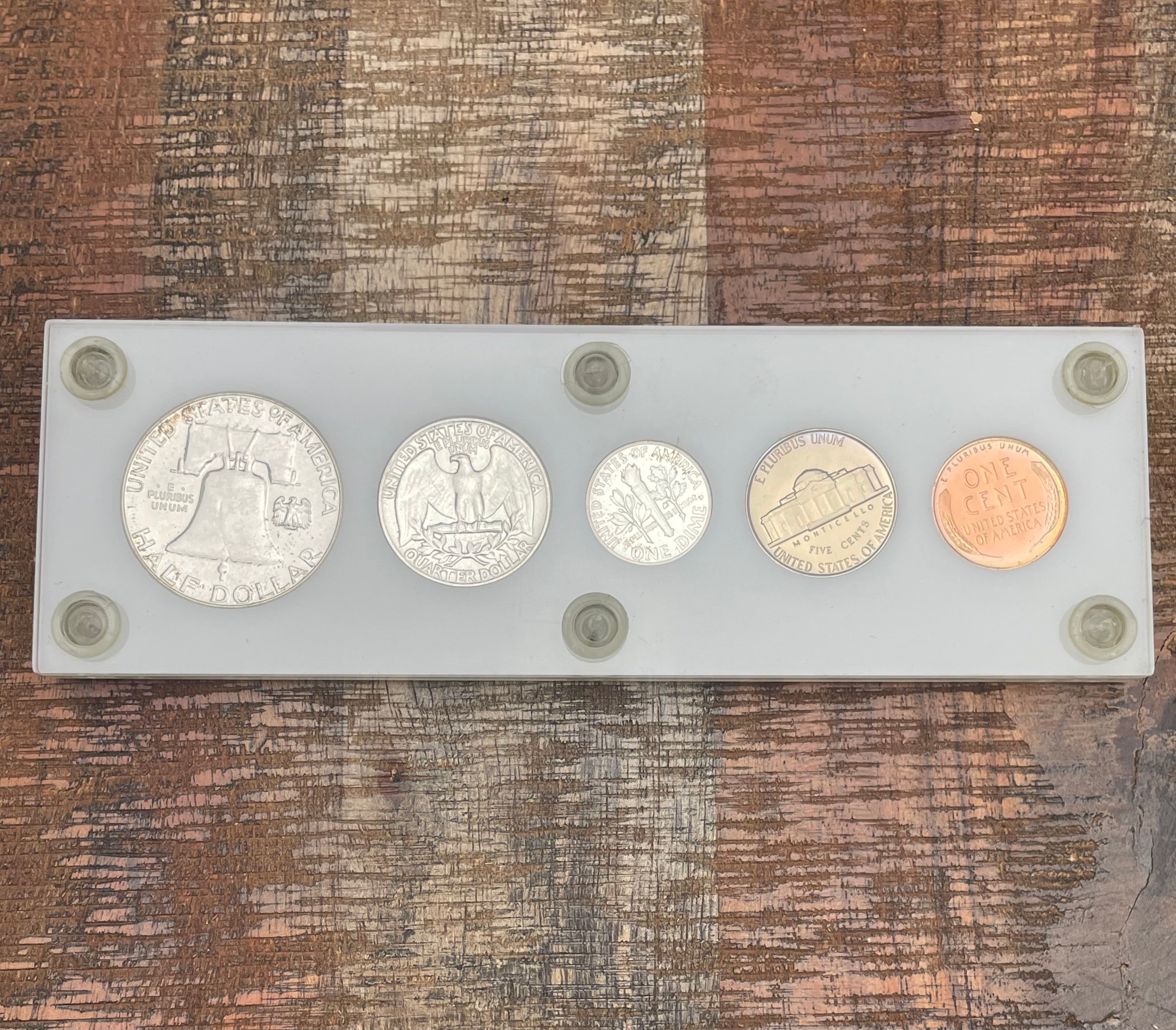 1957 Proof Set in Display Case