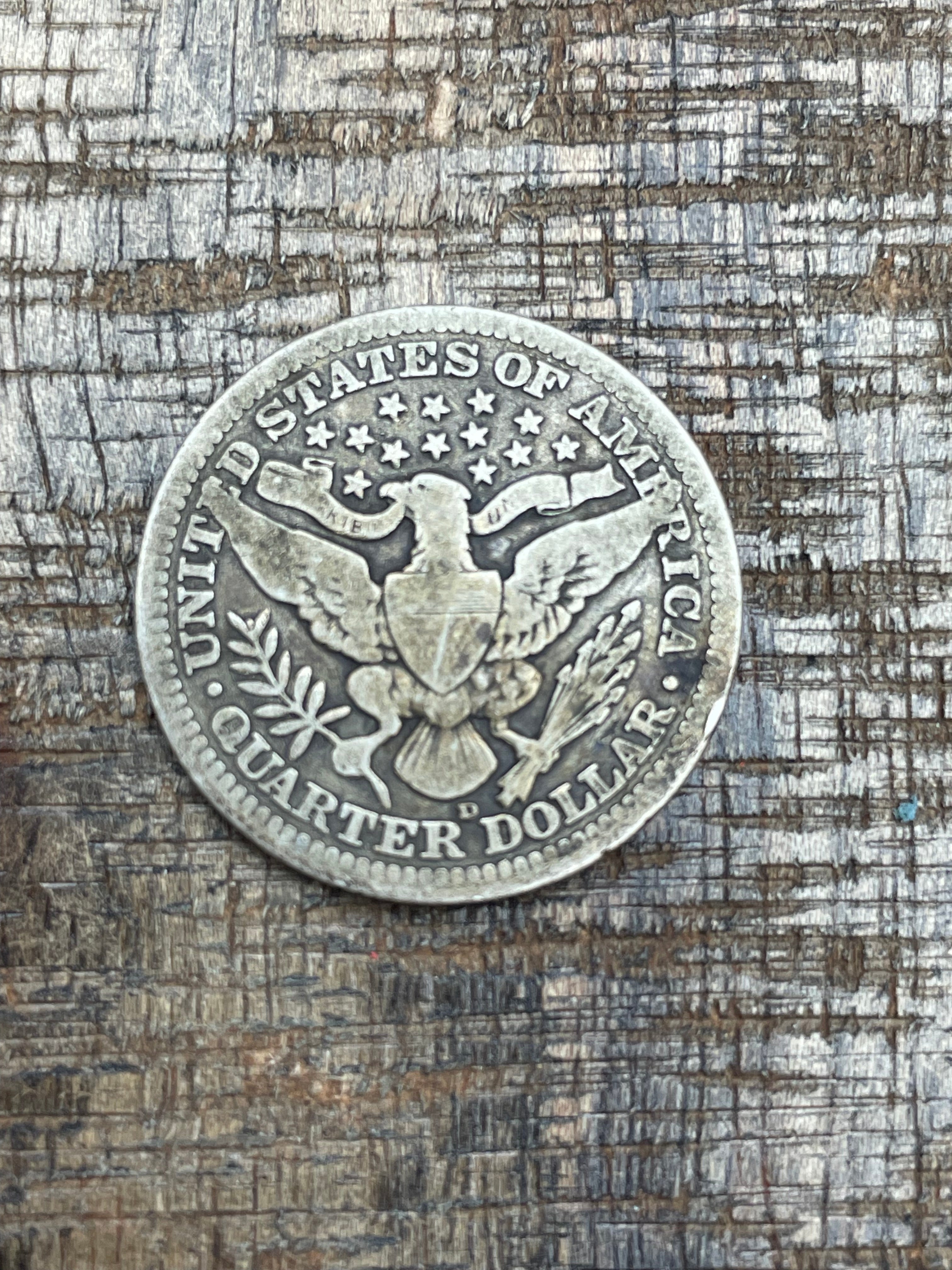1914-D 25C US Barber Quarter