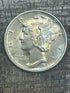 1942 10c US Mercury Dime ~ 90% silver