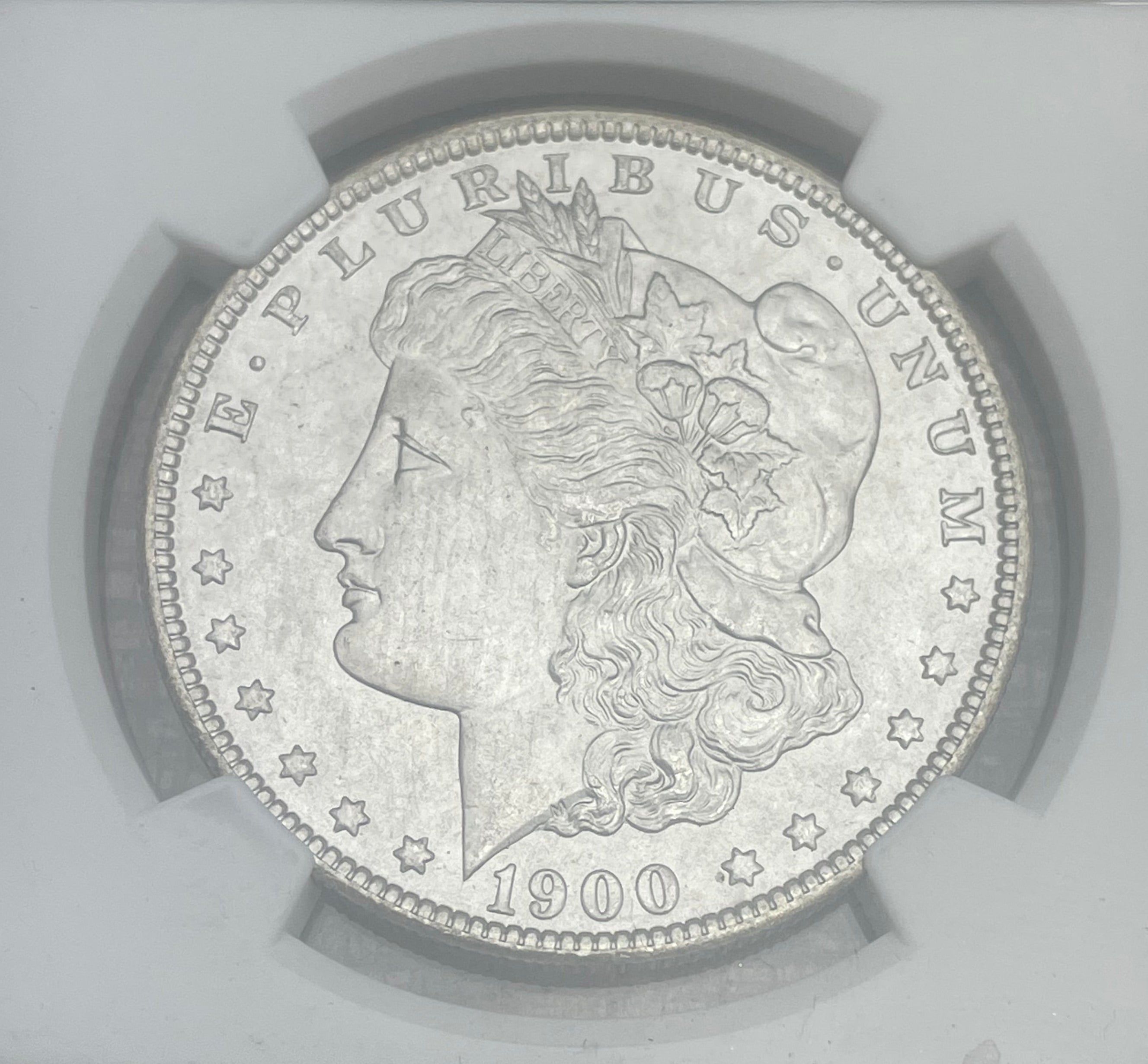 1900 $1 US Morgan Silver Dollar NGC MS65