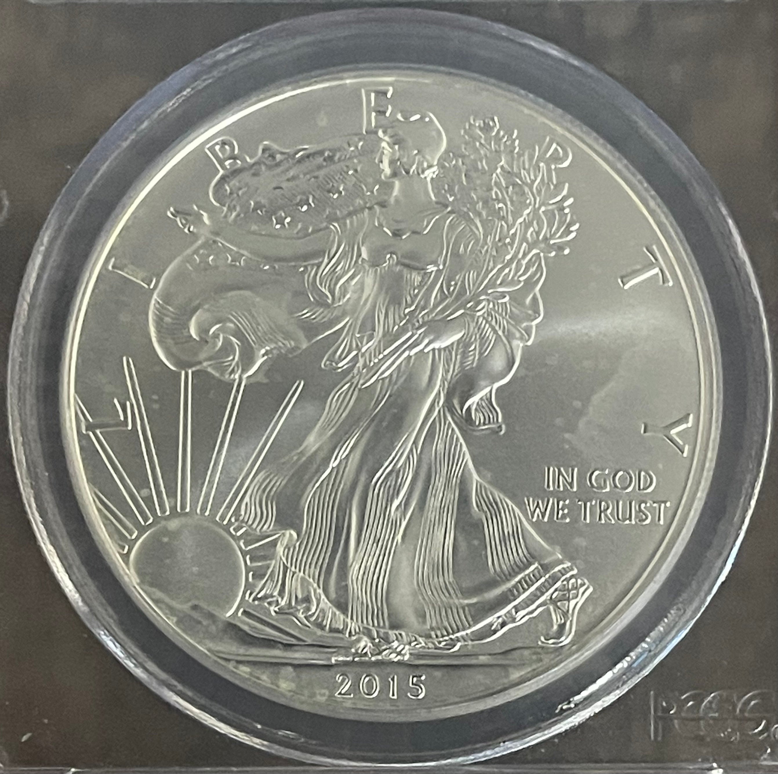 2015-W $1 American Silver Eagle ~ PCGS MS69 ~ First Strike ~ West Point Mint Label