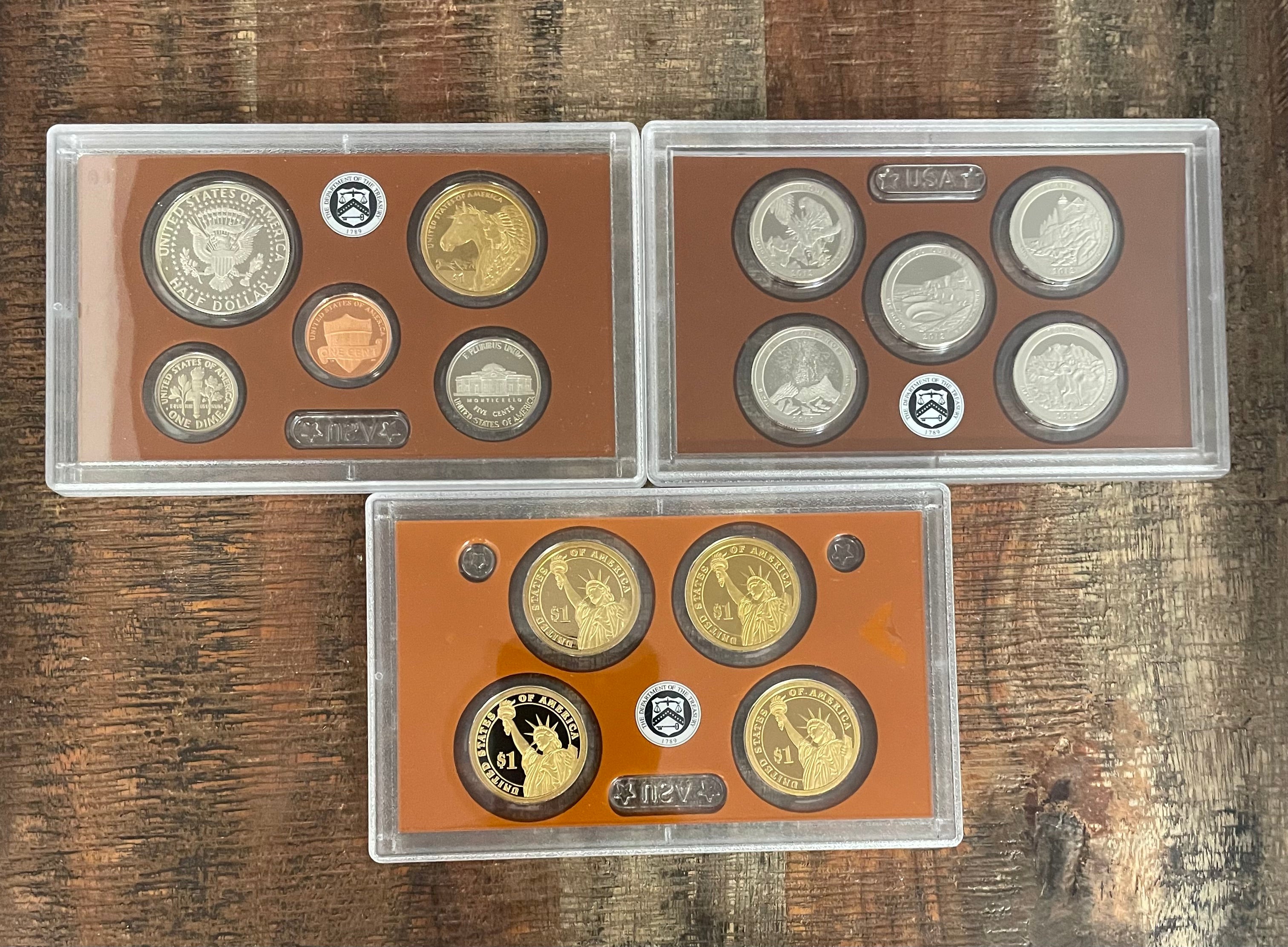 2012 US Proof Coin Set~14 coin set~ In OGP with COA