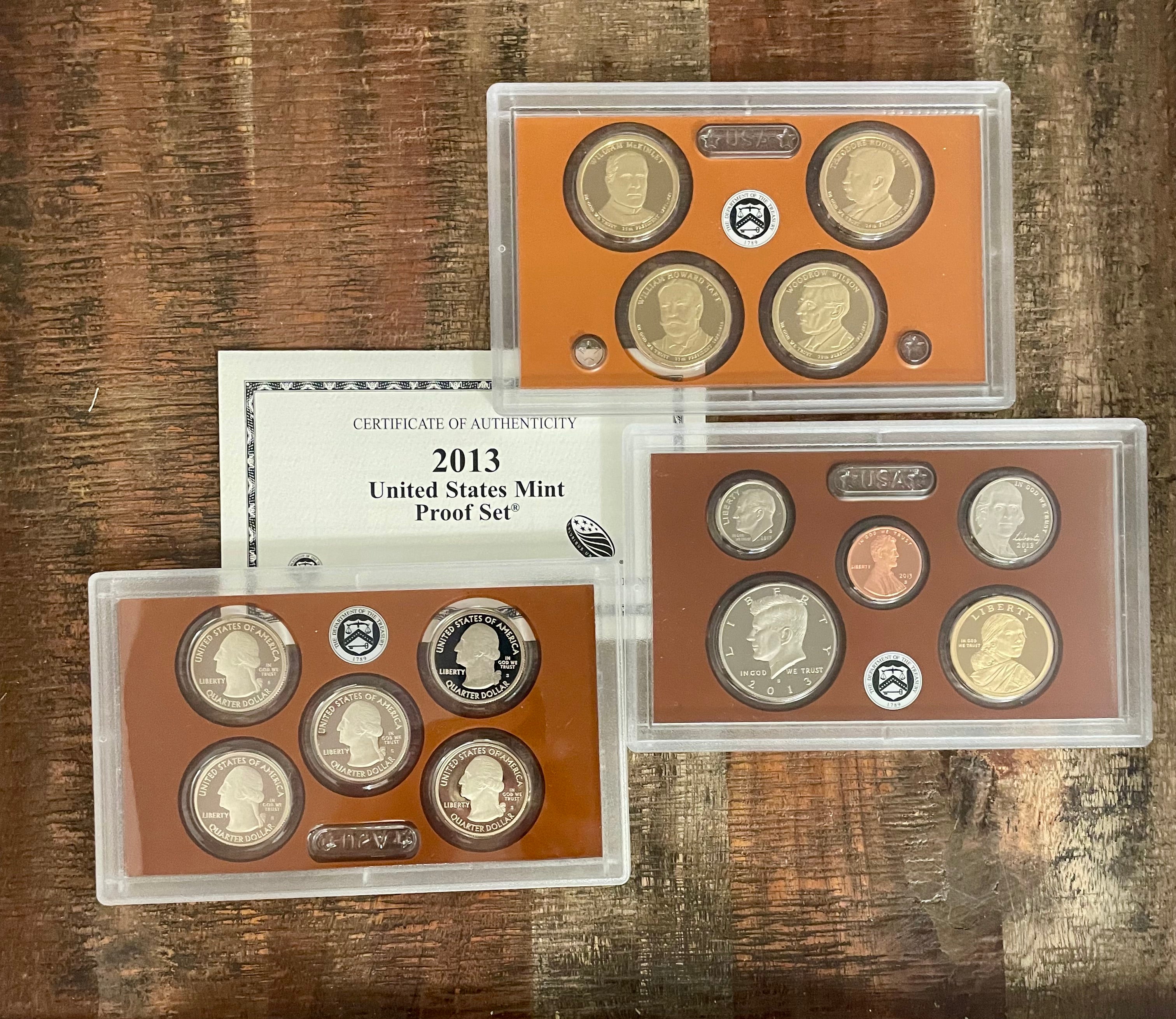 2013 US Proof Coin Set~14 coin set~ In OGP with COA