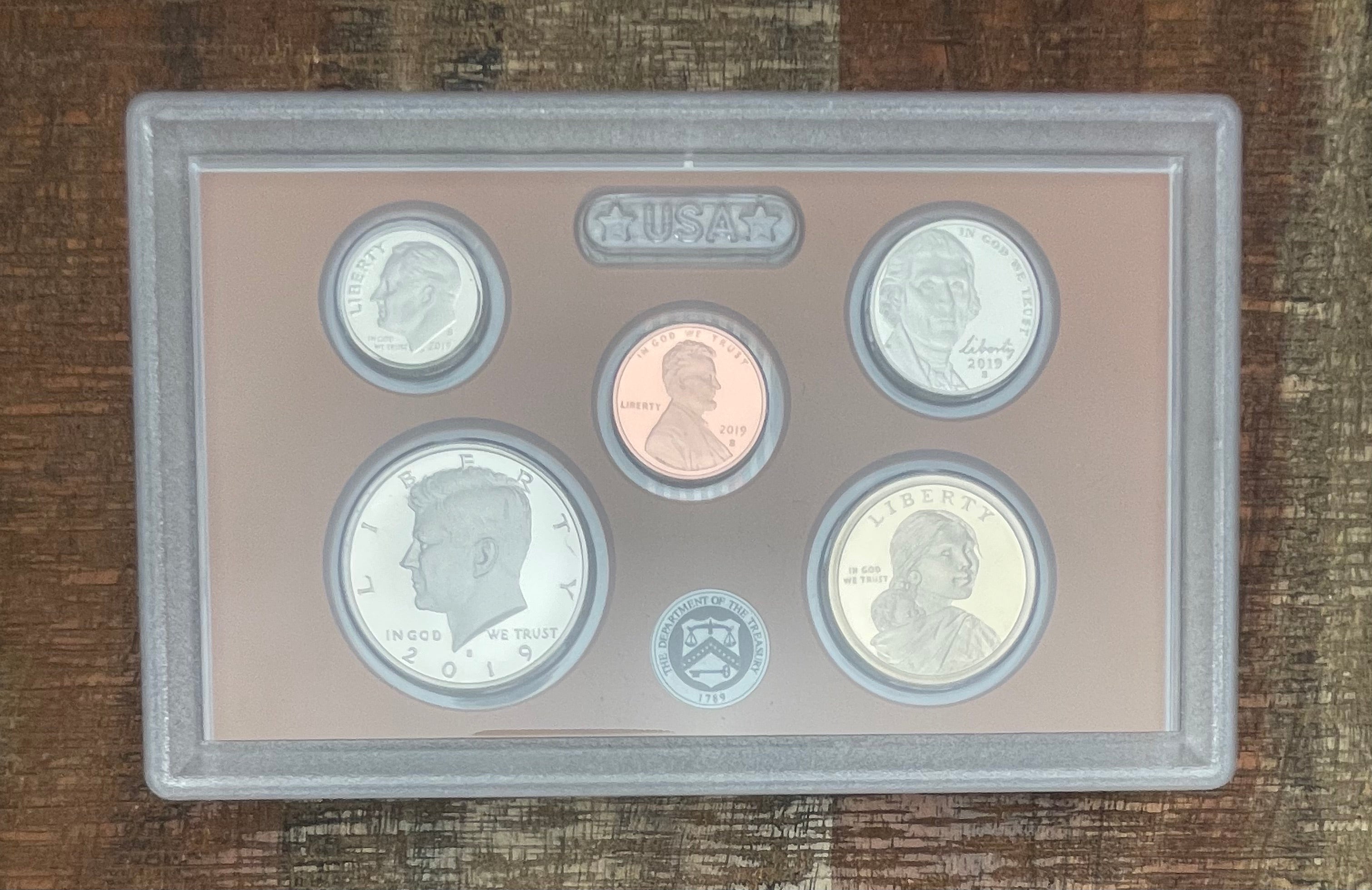 2019 US Proof Coin Set~10 coin set~ In OGP with COA ~ Includes W Proof Penny in OGP ~
