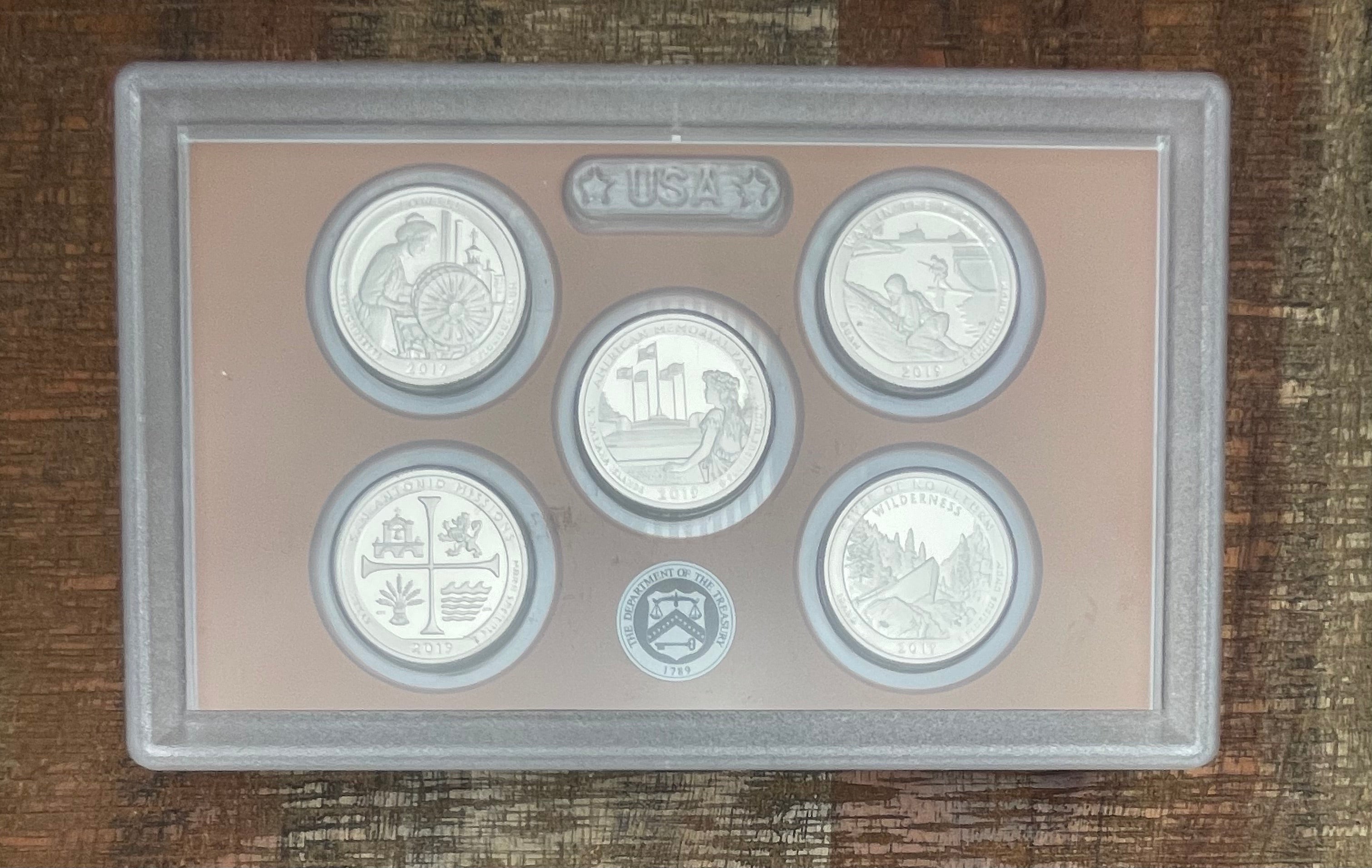 2019 US Proof Coin Set~10 coin set~ In OGP with COA ~ Includes W Proof Penny in OGP ~