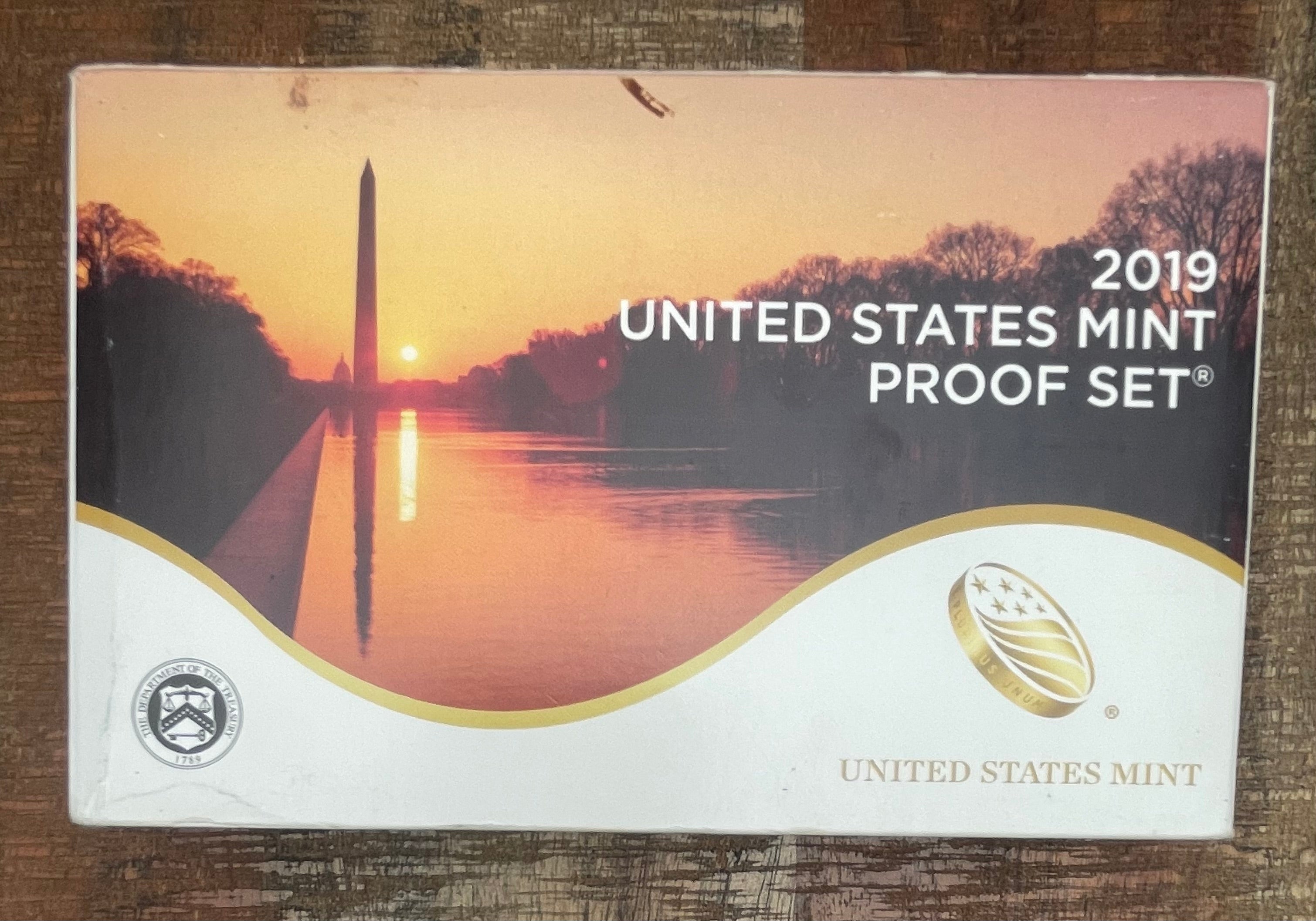 2019 US Proof Coin Set~10 coin set~ In OGP with COA ~ Includes W Proof Penny in OGP ~
