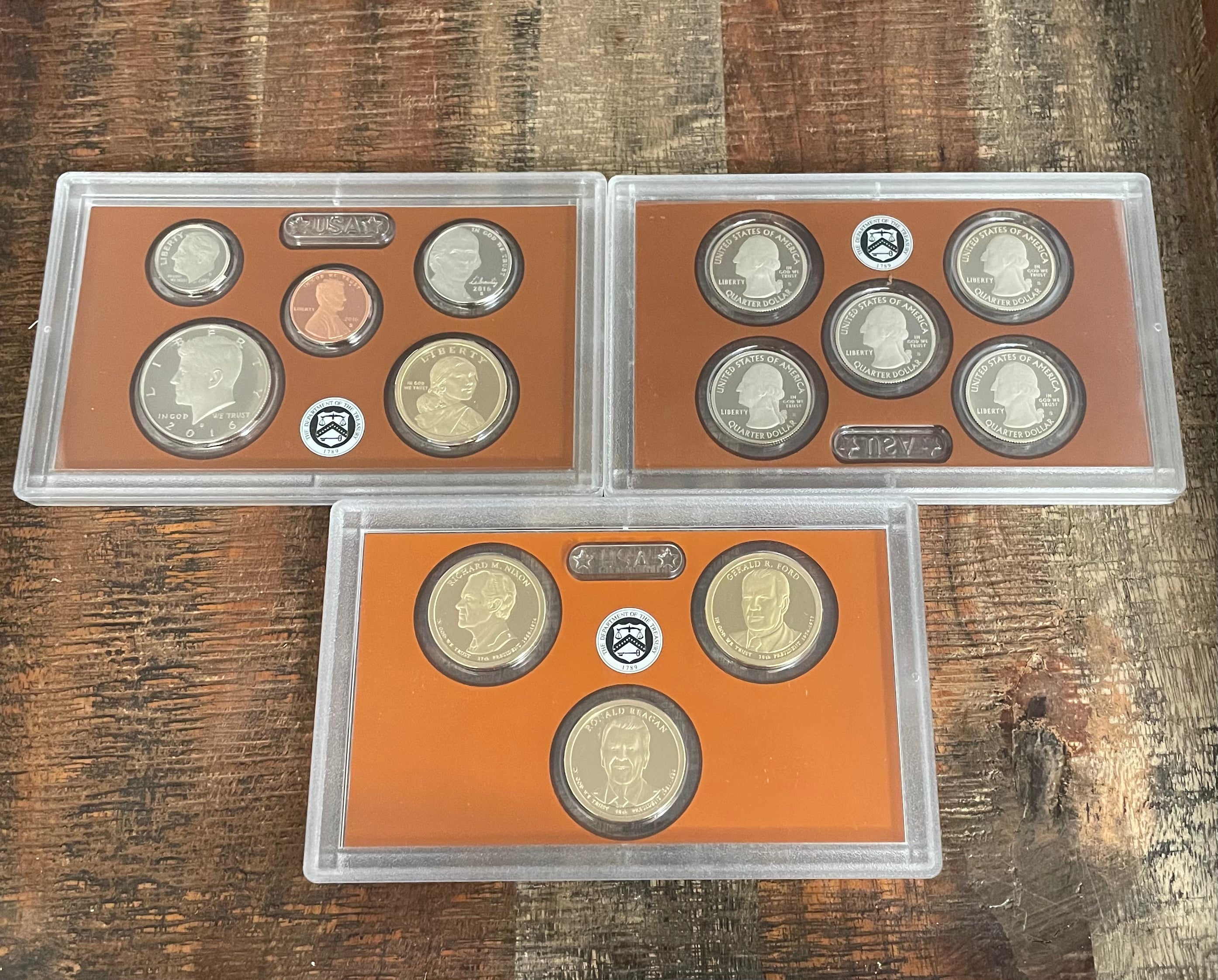 2016 US Proof Coin Set~13 coin set~ In OGP with COA