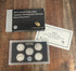 2012 US Mint America the Beautiful Quarters Silver Proof Set in OGP with COA