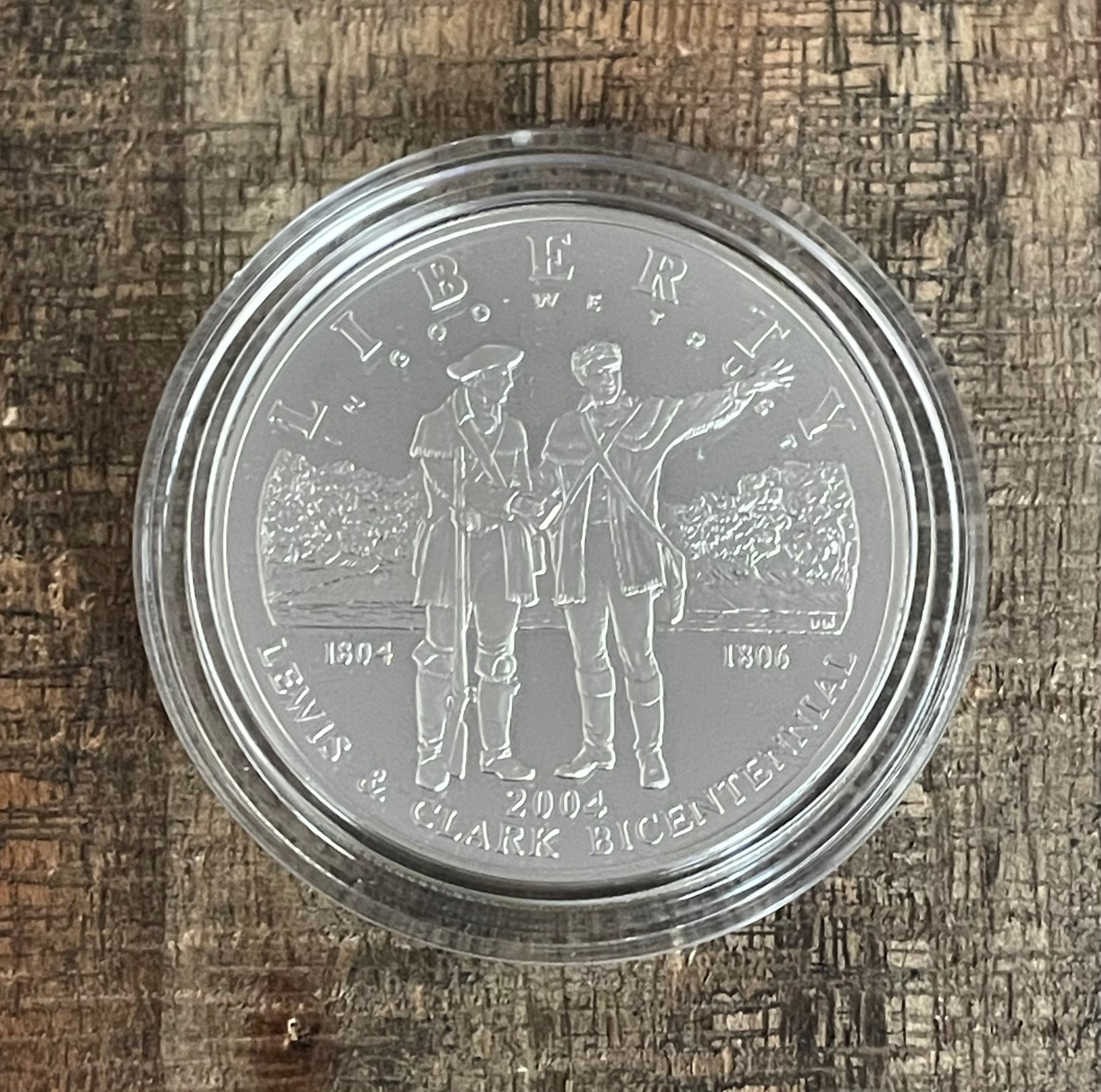 2004 Lewis & Clark Bicentennial Silver Dollar~Proof Silver Dollar~In OGP with COA