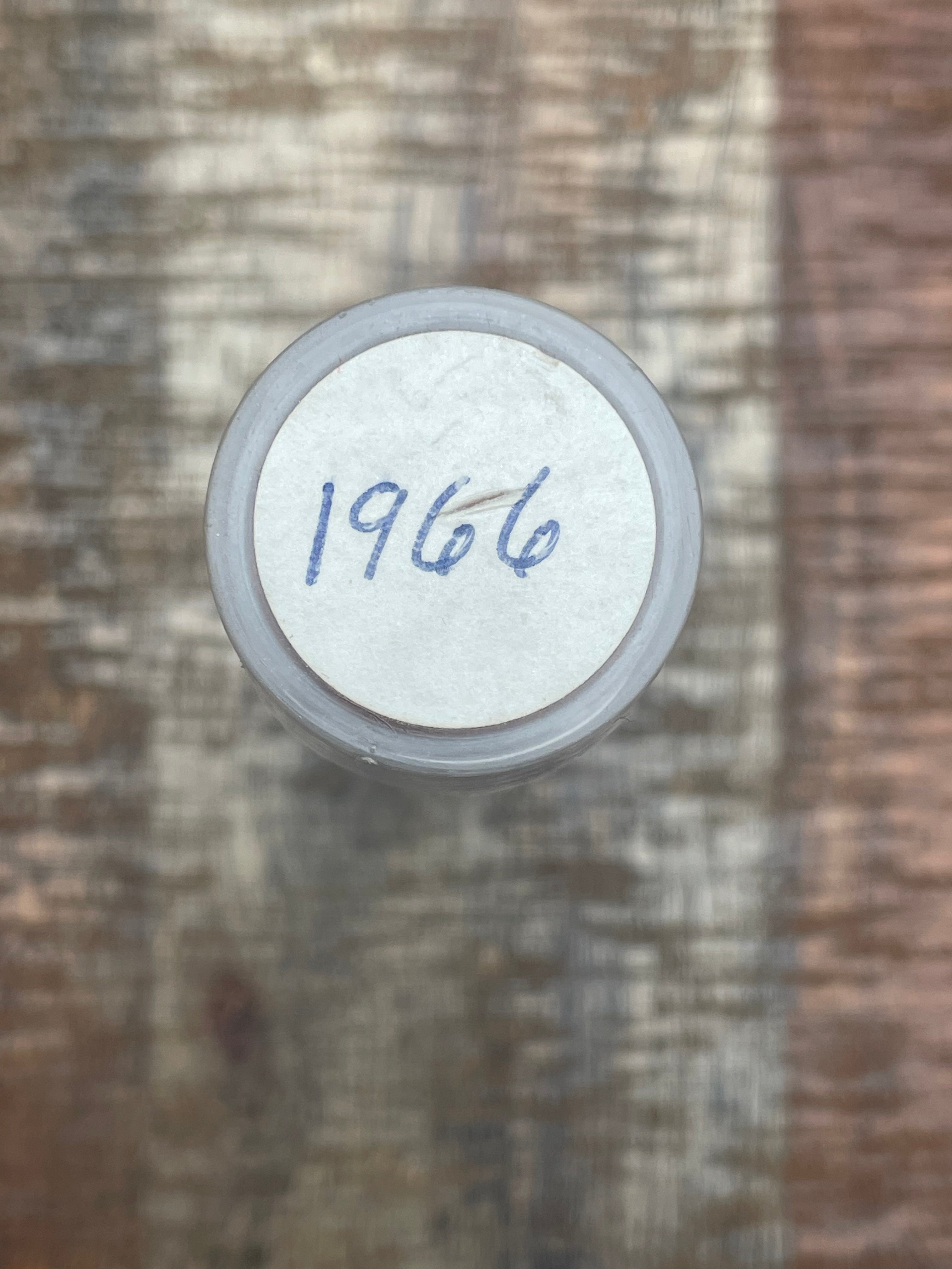 1966 1C Uncirculated Lincoln Memorial Cent ~ 1 Roll ~ 50 Coins ~ In Plastic Tube ~ BU