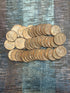 1969 1C Uncirculated Lincoln Memorial Cent ~ 1 Roll ~ 50 Coins ~ In Plastic Tube ~ BU