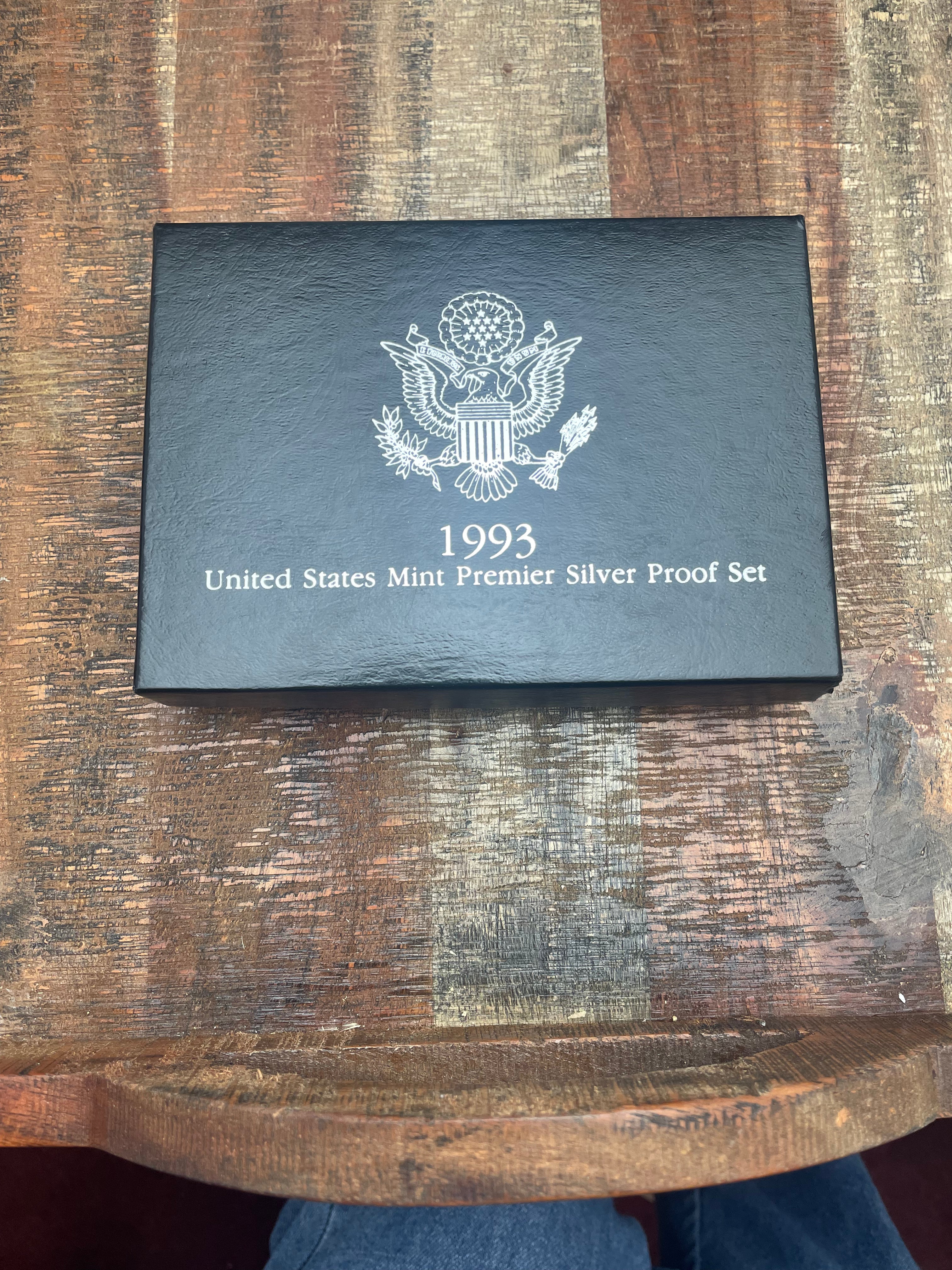 1993-S United States Mint Premier Silver Proof Set in Mint 1993-S United States Mint Premier Silver Proof Set in Mint