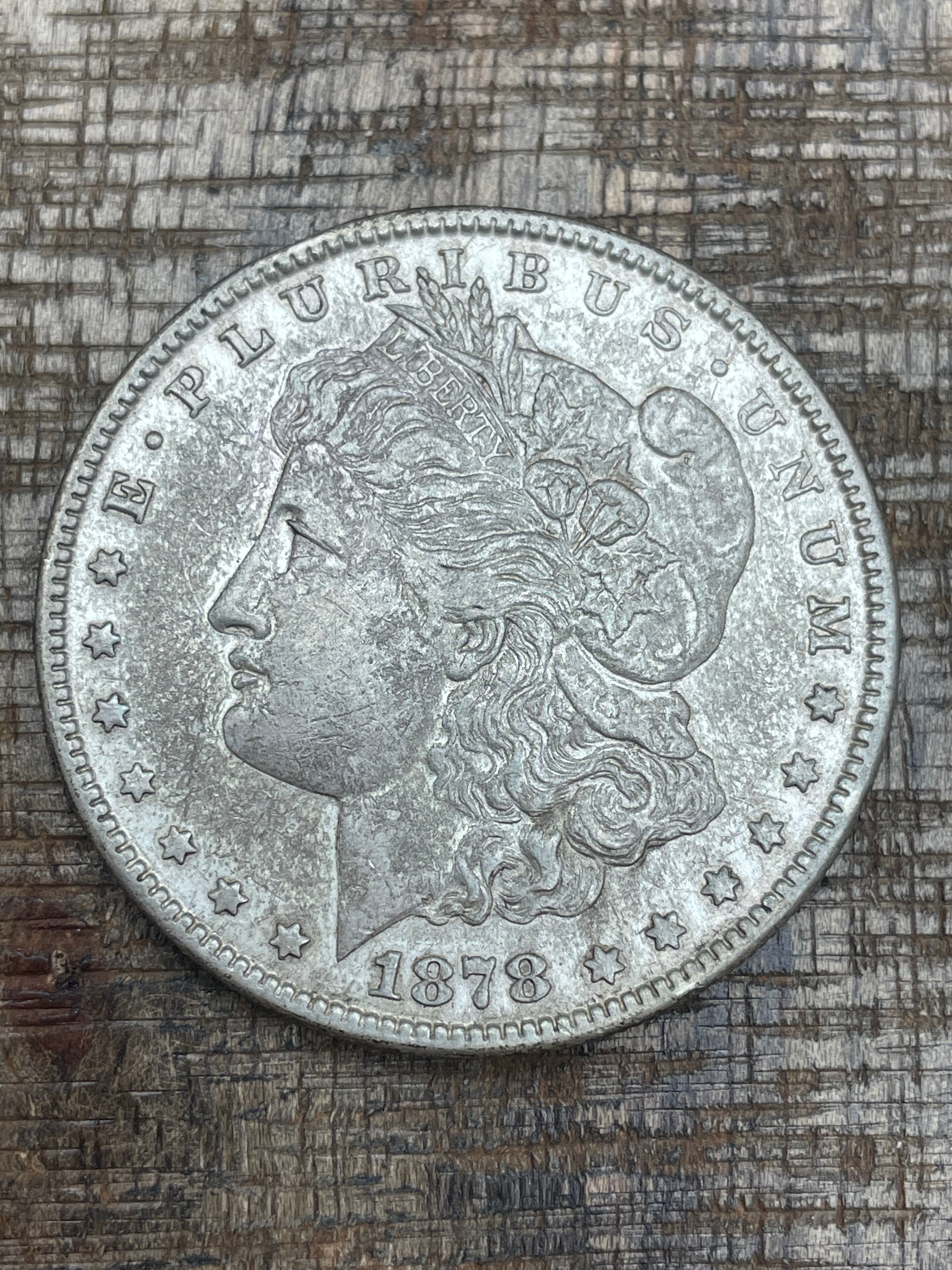 1878-S $1 US Morgan Silver Dollar