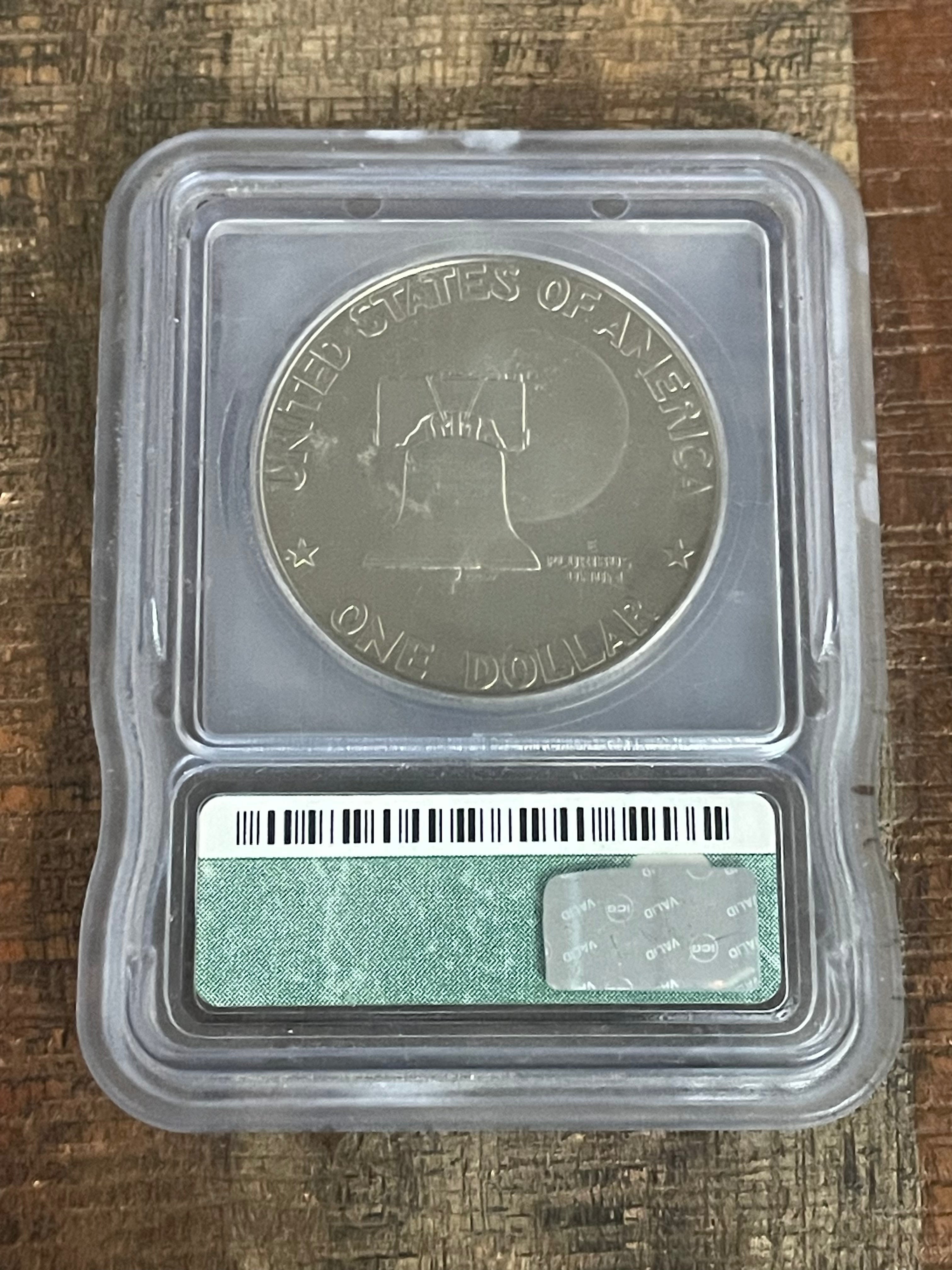 1976-S $1 US Eisenhower Dollar ~ ICG PR69 DCAM ~ CLAD Type-I