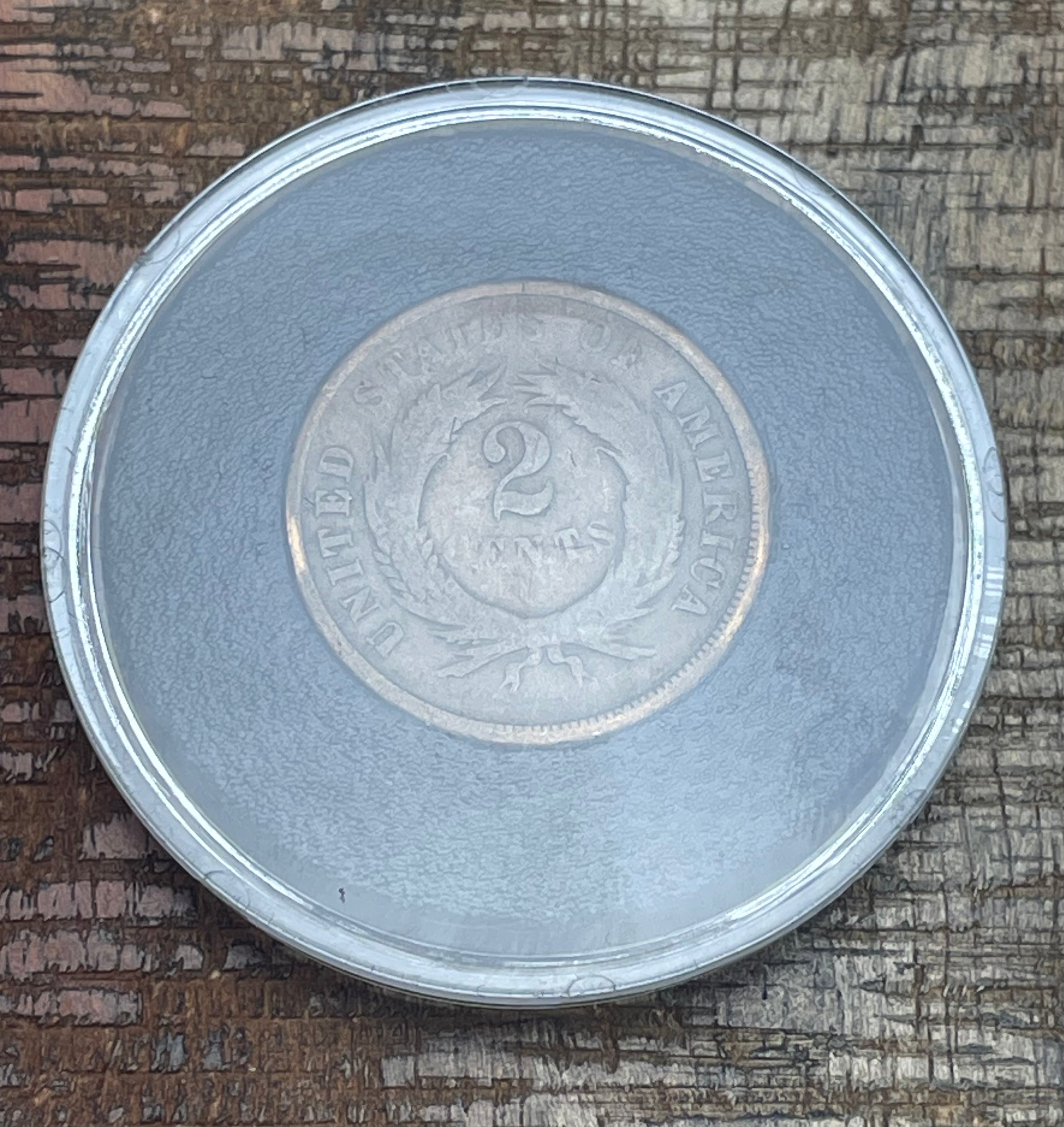1865 2C US Two Cent Piece