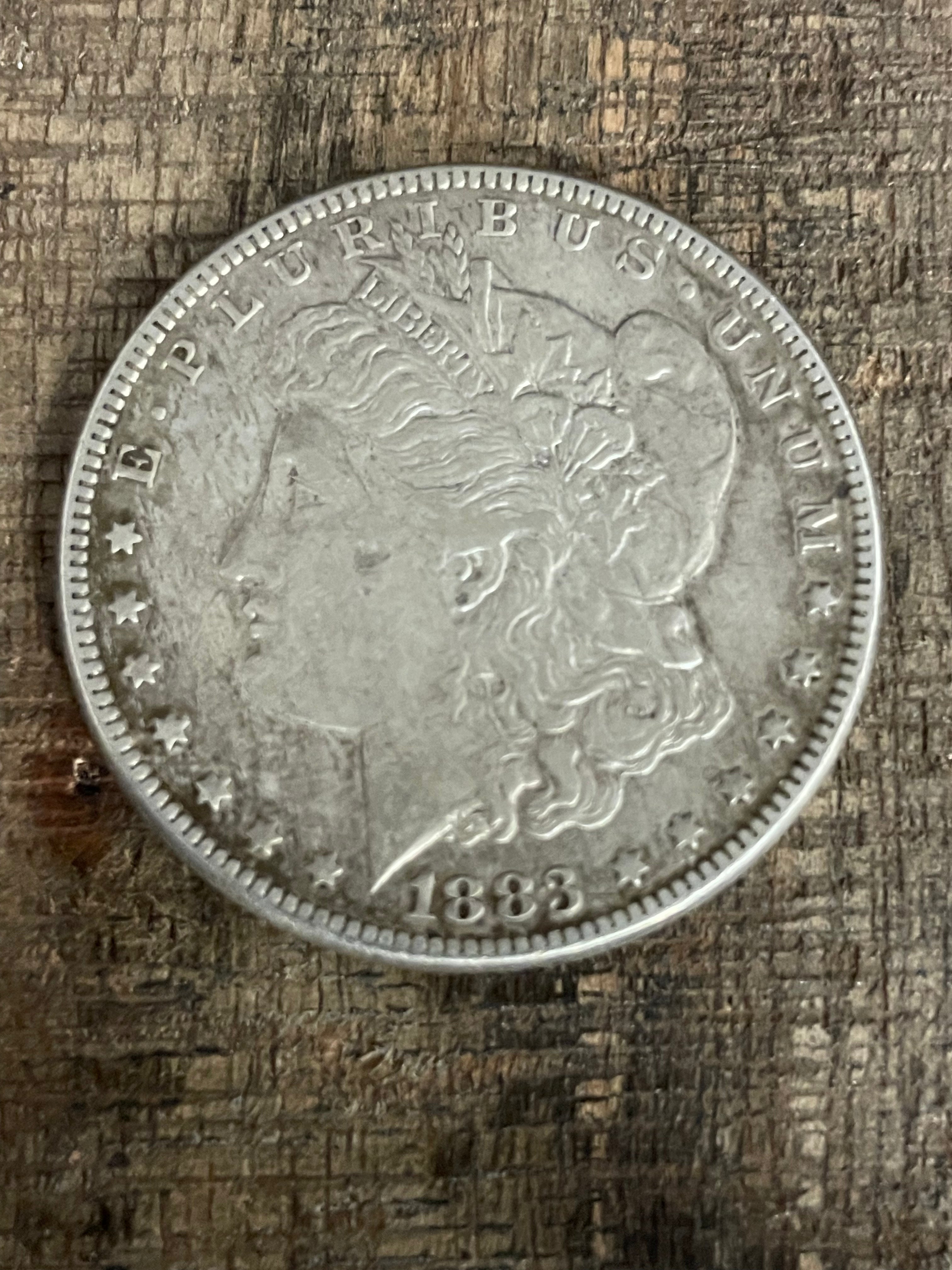 1883 $1 US Morgan Silver Dollar