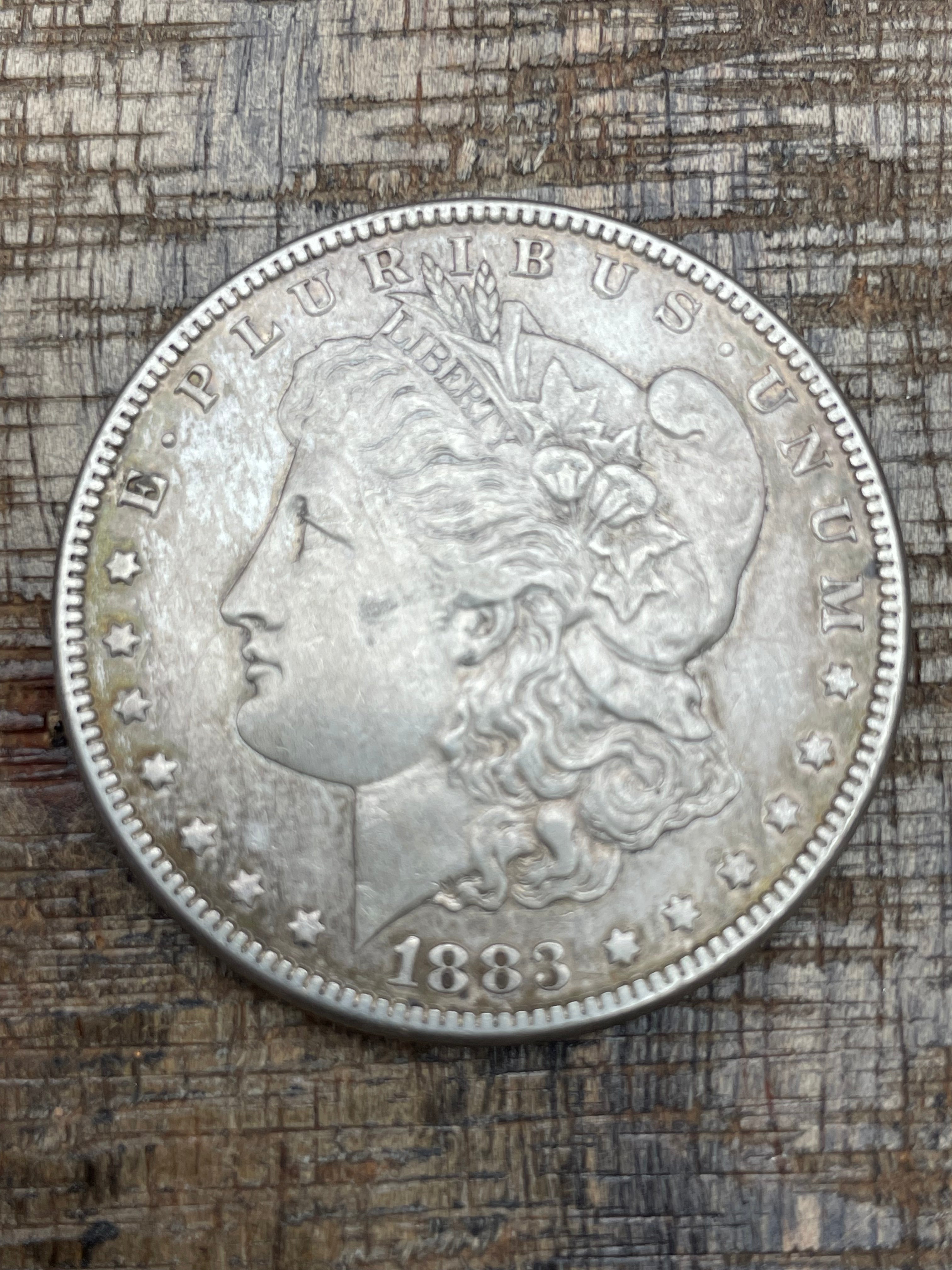 1883 $1 US Morgan Silver Dollar