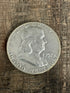 1957-D 50C US Franklin Half Dollar