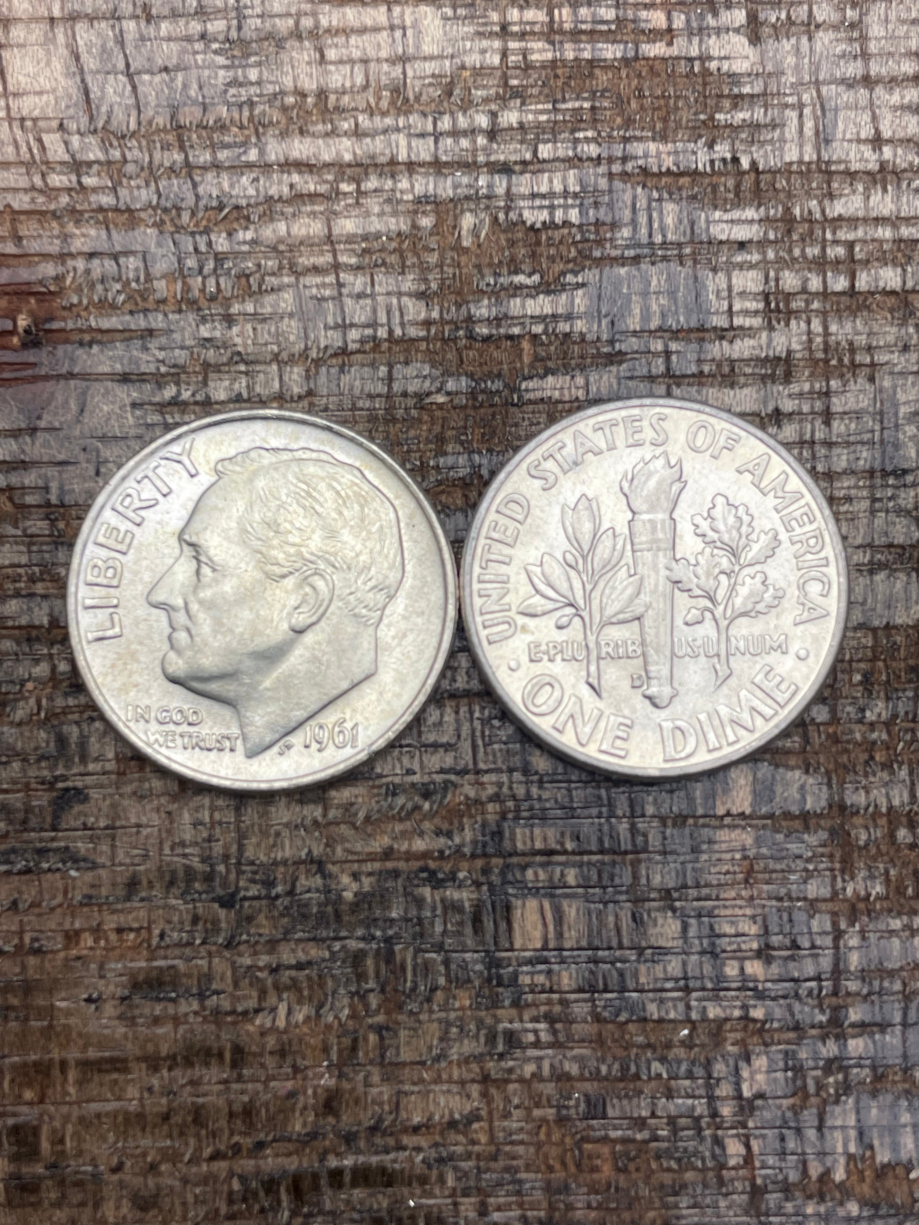1961 10C Dimes Uncirculated Roll ~ Set of 50 ~ BU
