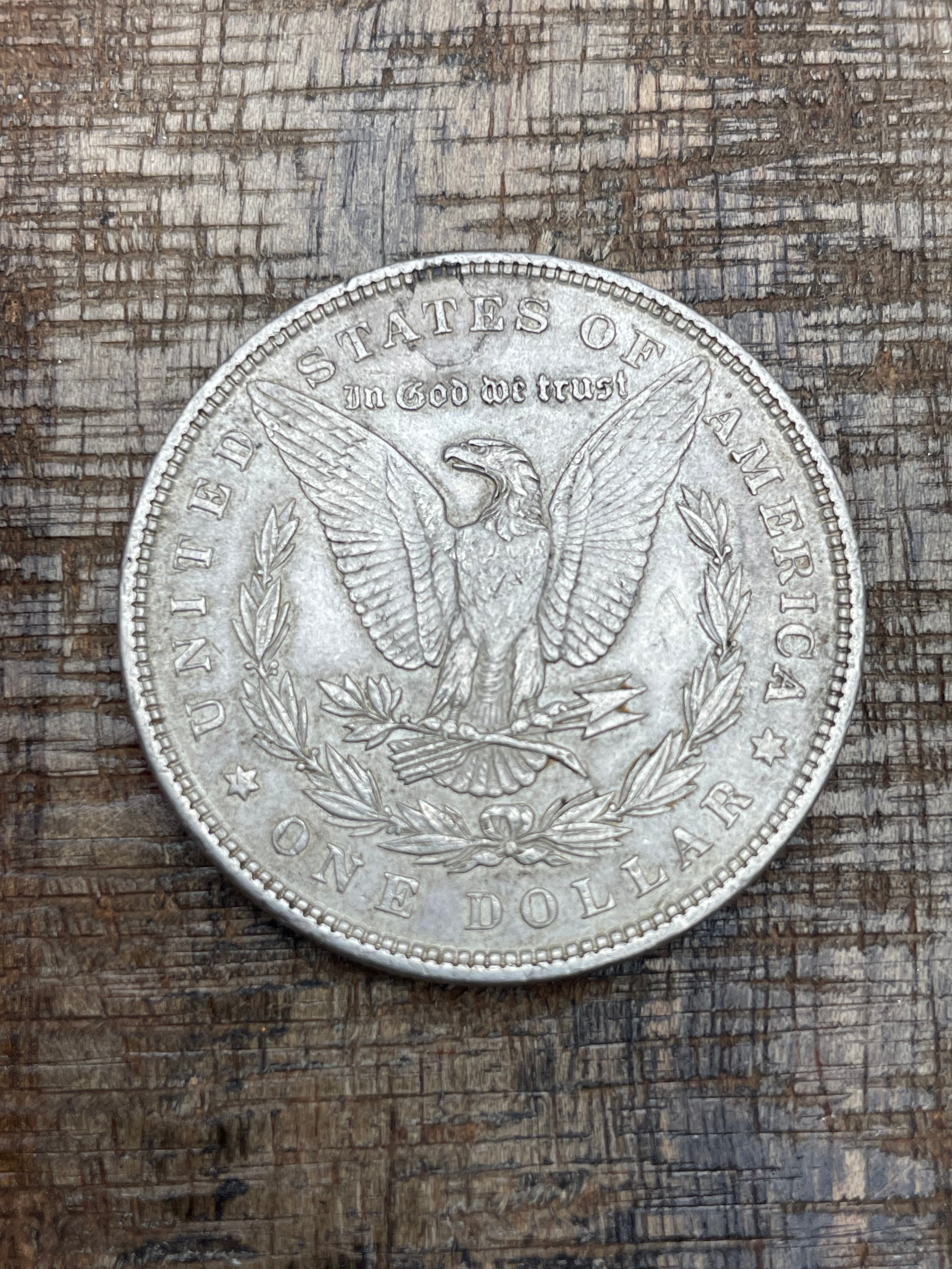 1896 $1 US Morgan Silver Dollar