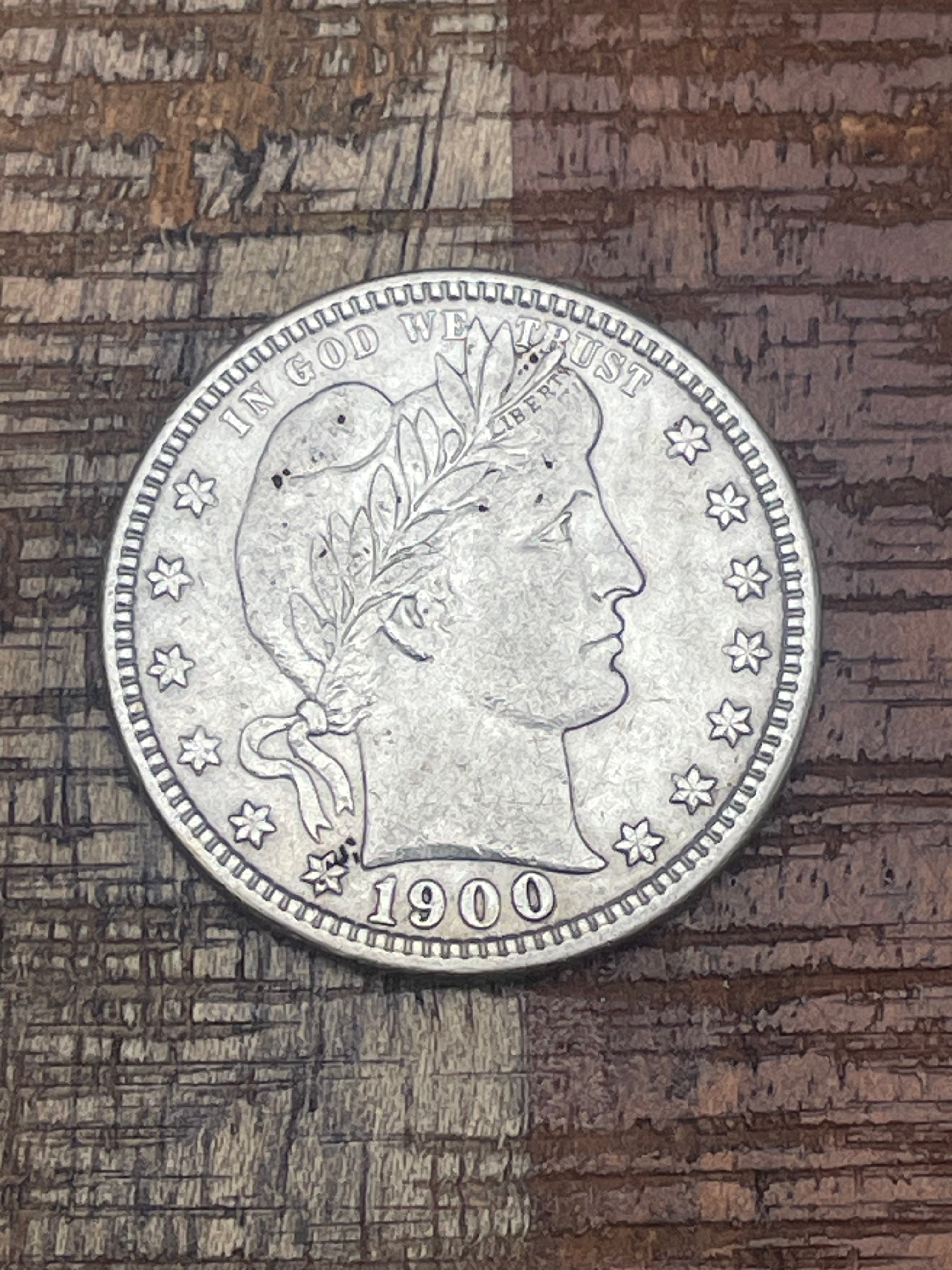 1900 25C US Barber Quarter Dollar