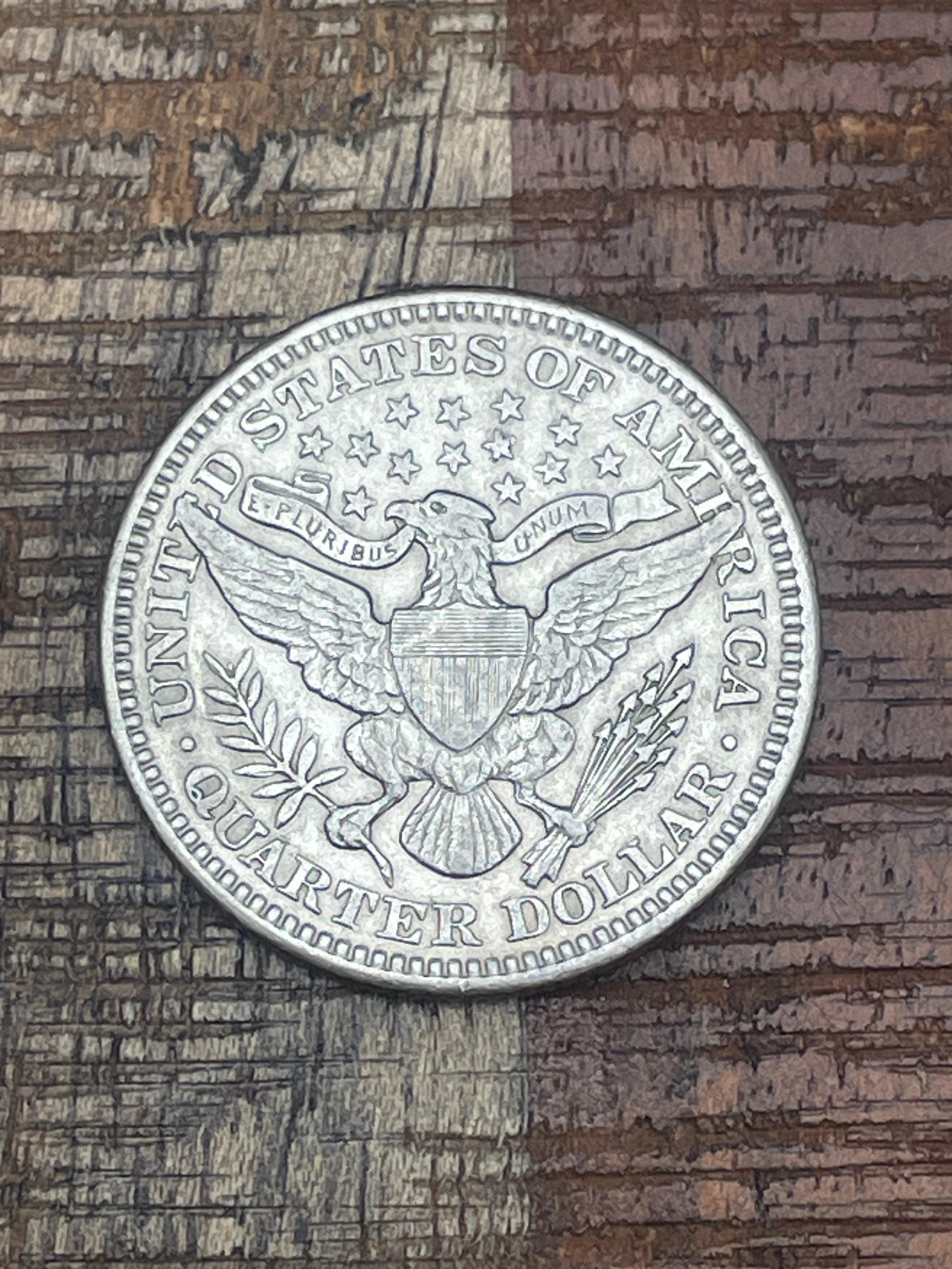 1900 25C US Barber Quarter Dollar