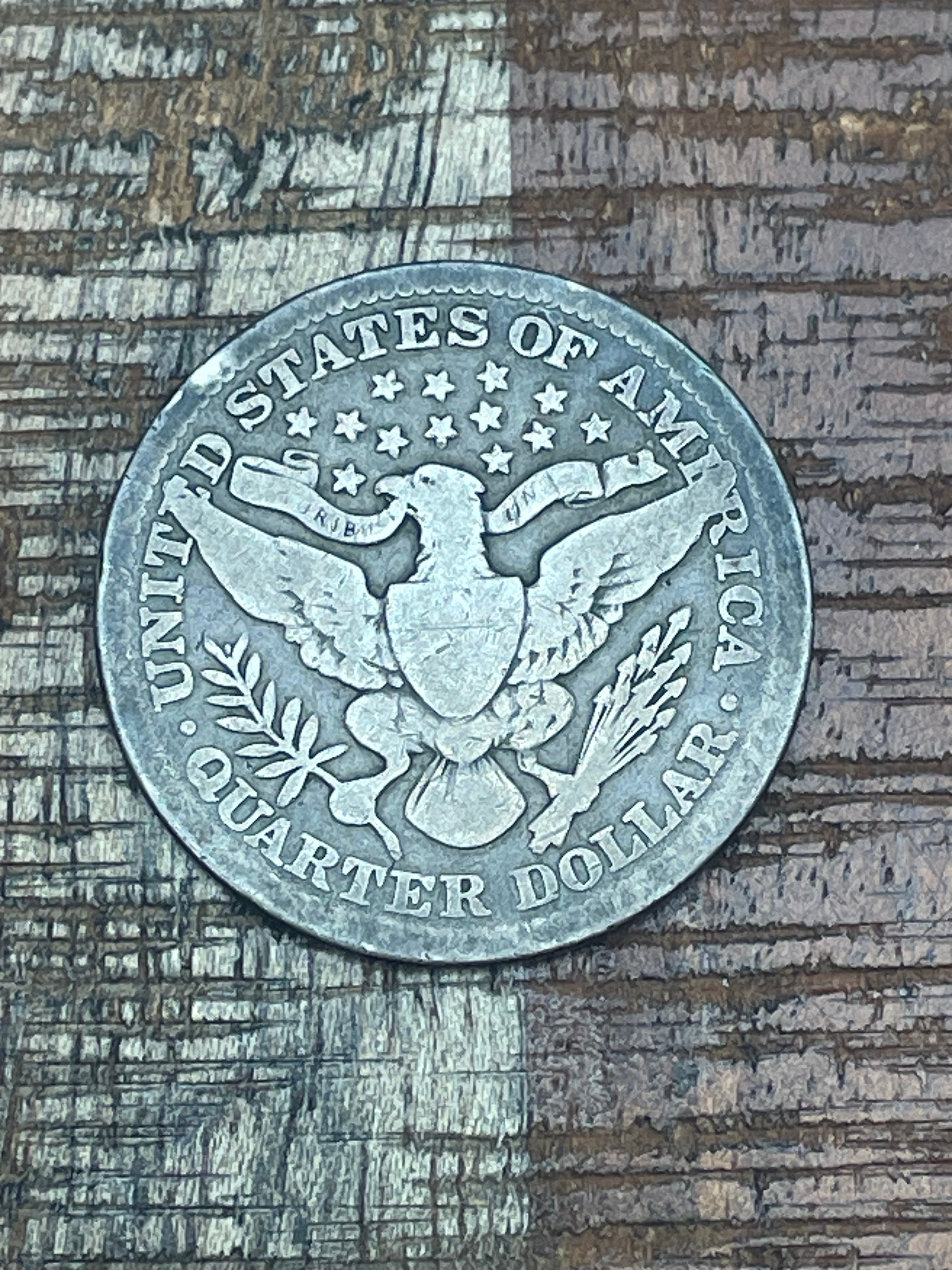1901 25C US Barber Quarter Dollar