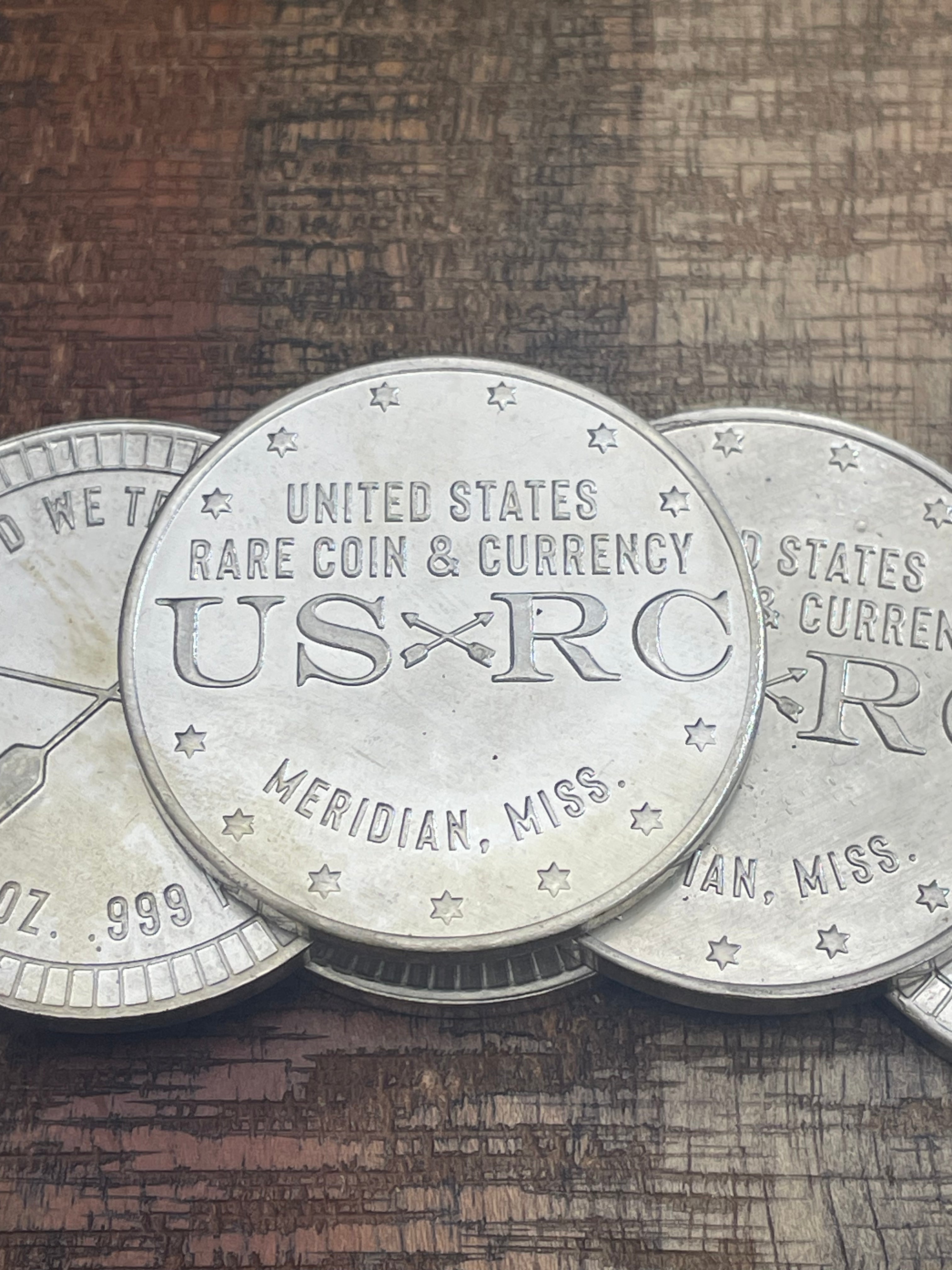 USRC 1 oz .999 Fine Silver Round Limited Production of 60