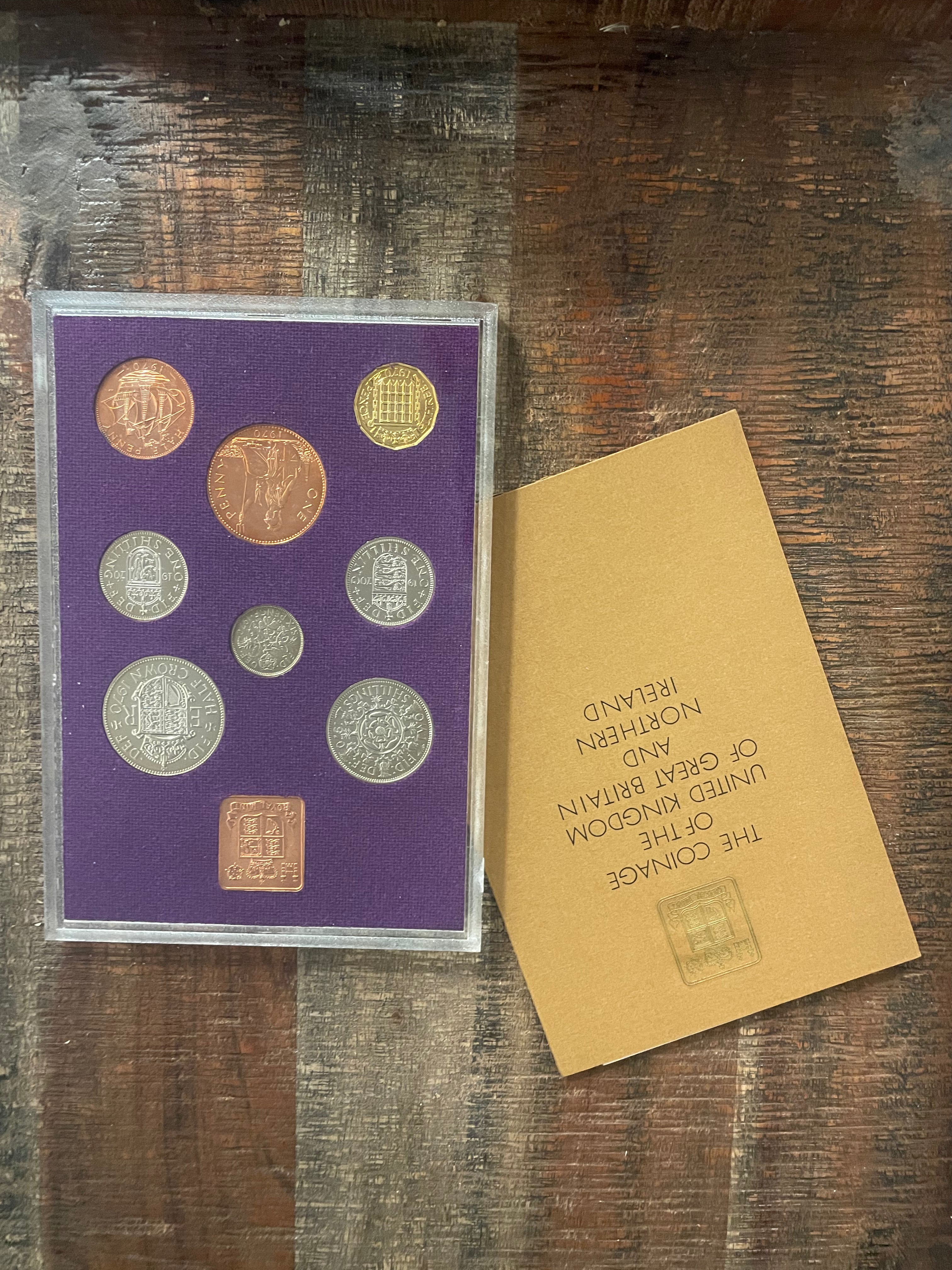 1970 Coinage of United Kingdom of Great Britain and Northern Ireland