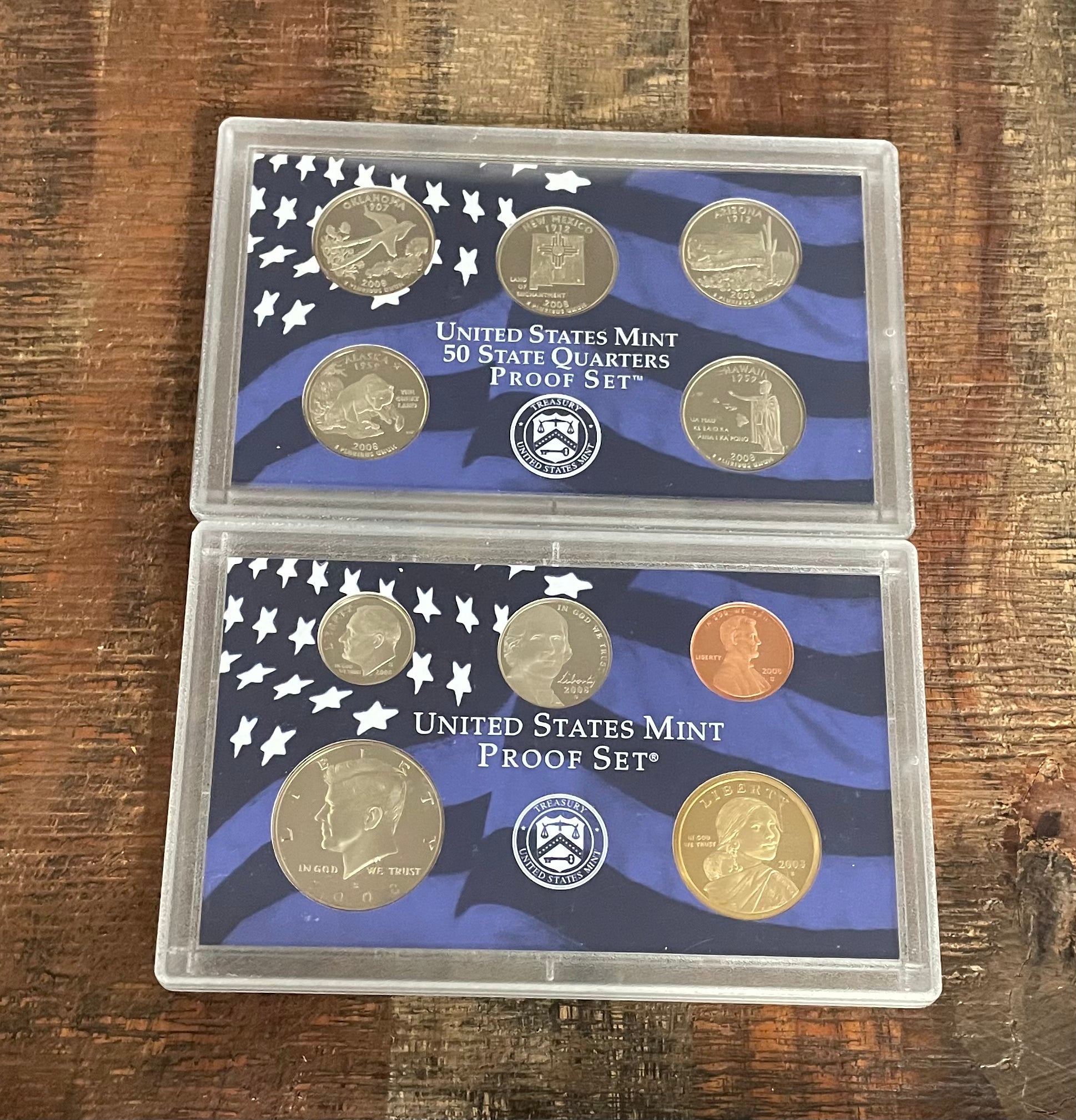 2008 - 10 Coin Proof Set ~ No OGP , No COA