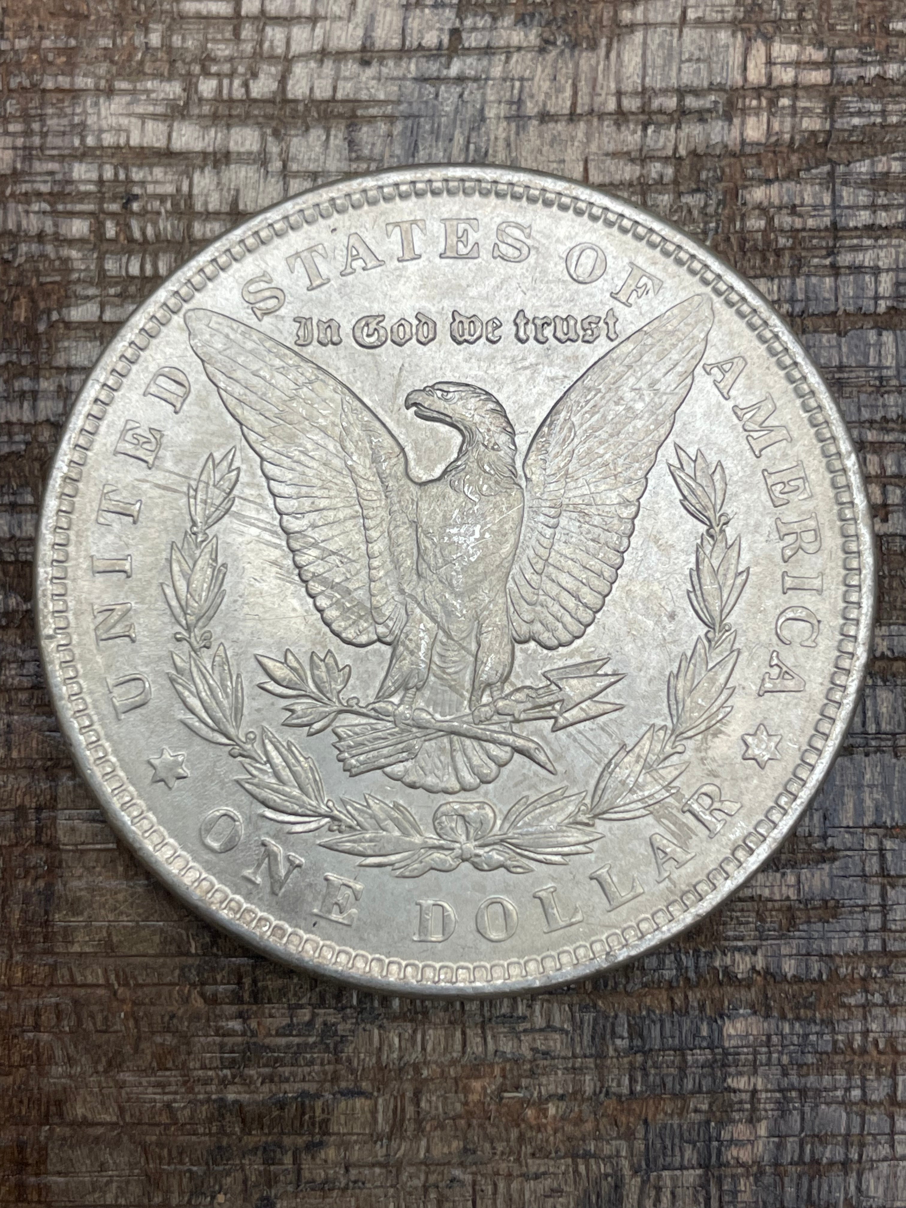 1889 $1 US Morgan Silver Dollar