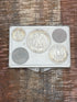 1944- Year Set ~ 5 coins ~ 90% Silver ~ Nickel-35% Silver
