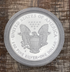 1991-S $1 US American Proof Silver Eagle Coin~Capsule, Presentation Case, COA, and Box