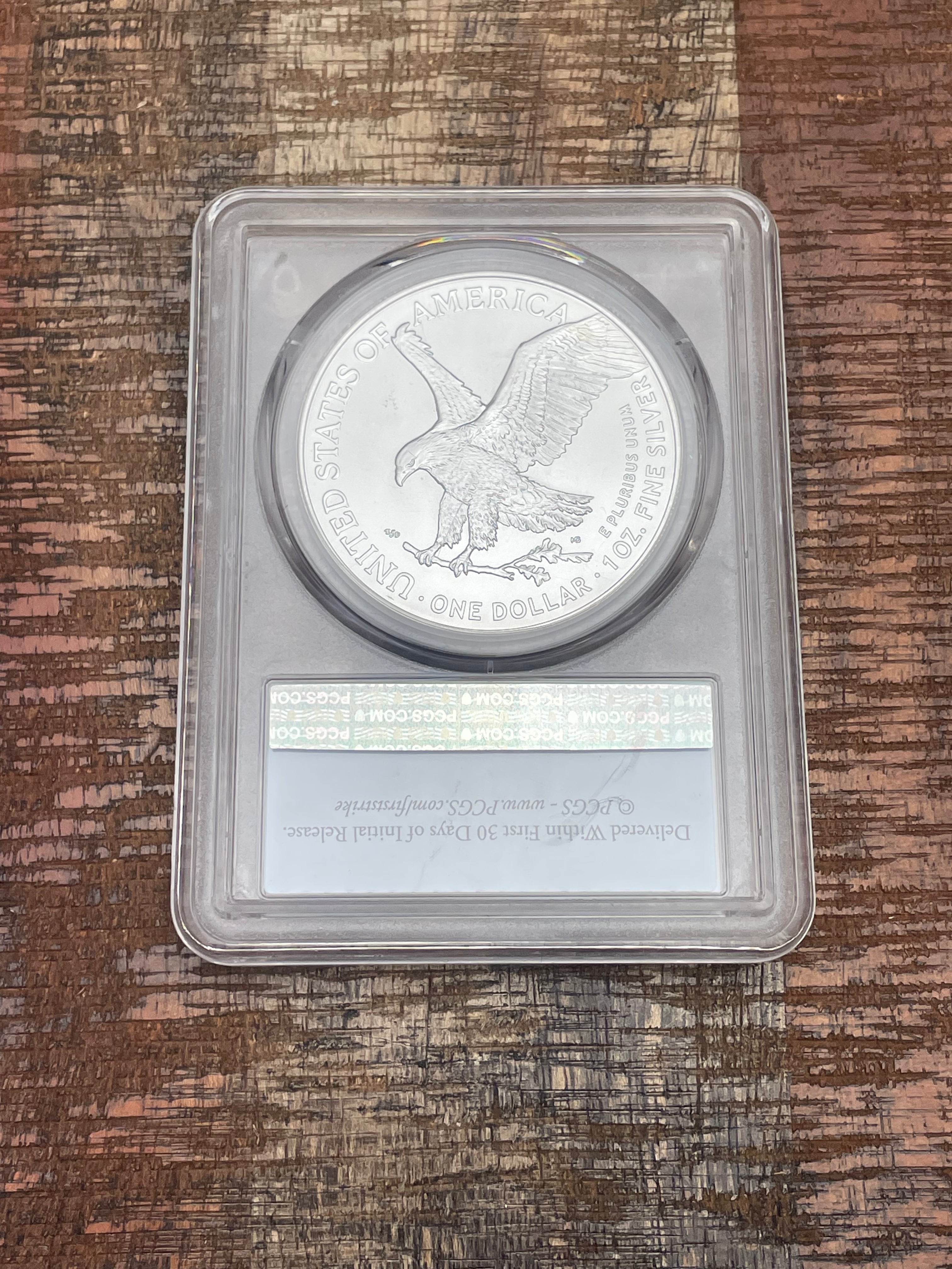 2023 $1 American Silver Eagle PCGS MS70~First Strike