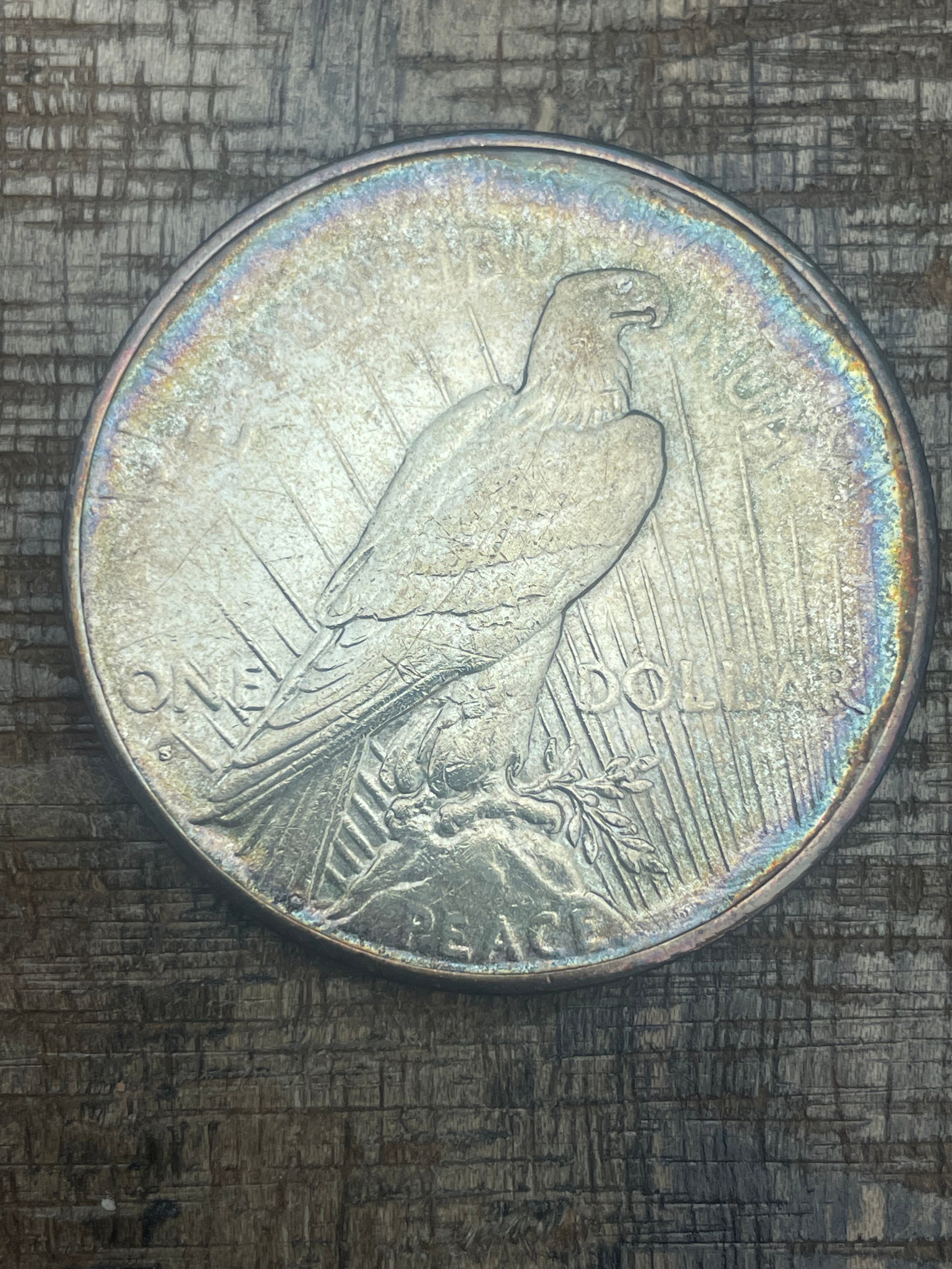 1935-S $1 US Silver Peace Dollar