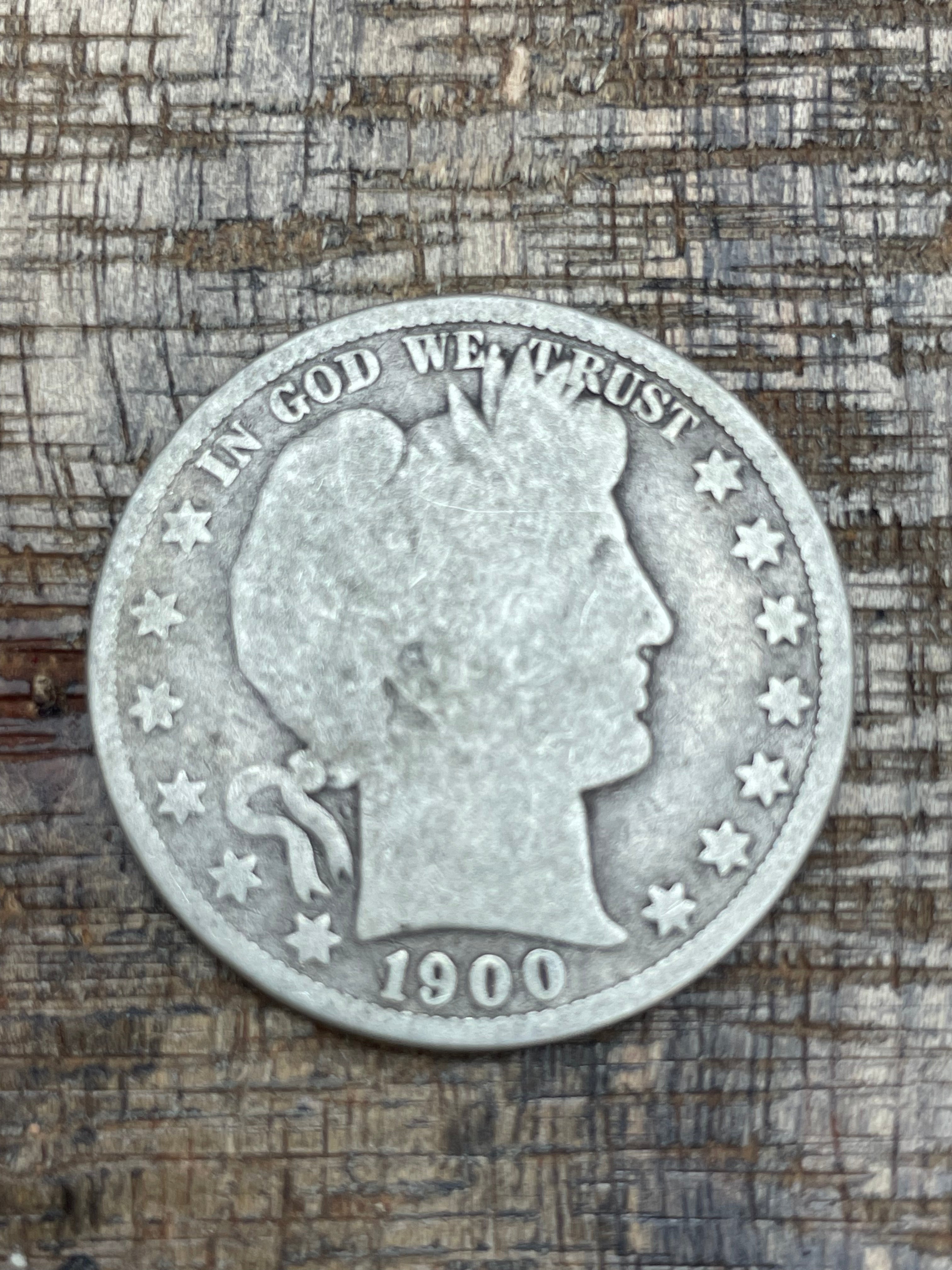 1900 50C US Barber Half Dollar