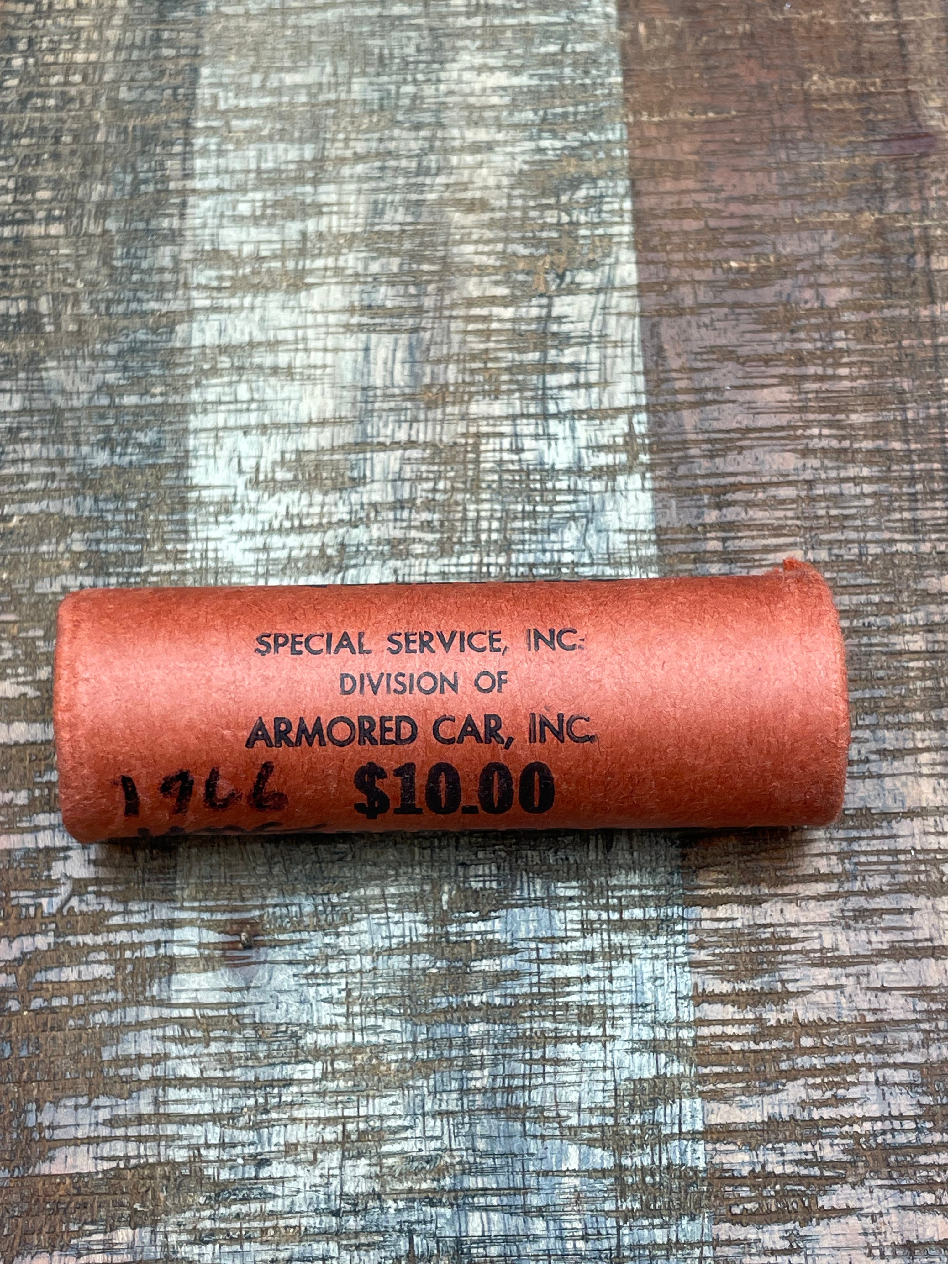1966 Uncirculated Quarter Bank Roll~$10.00 Roll~40 Quarters