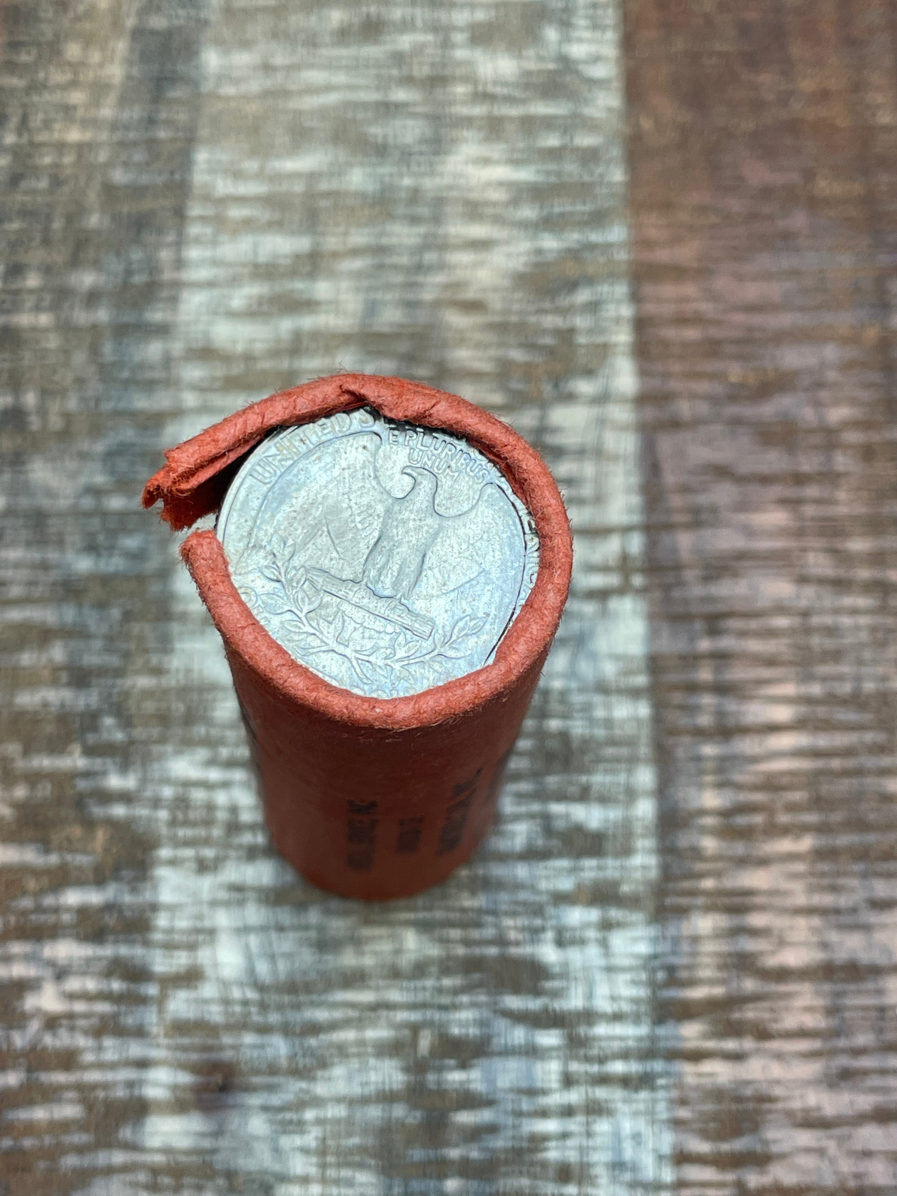 1966 Uncirculated Quarter Bank Roll~$10.00 Roll~40 Quarters
