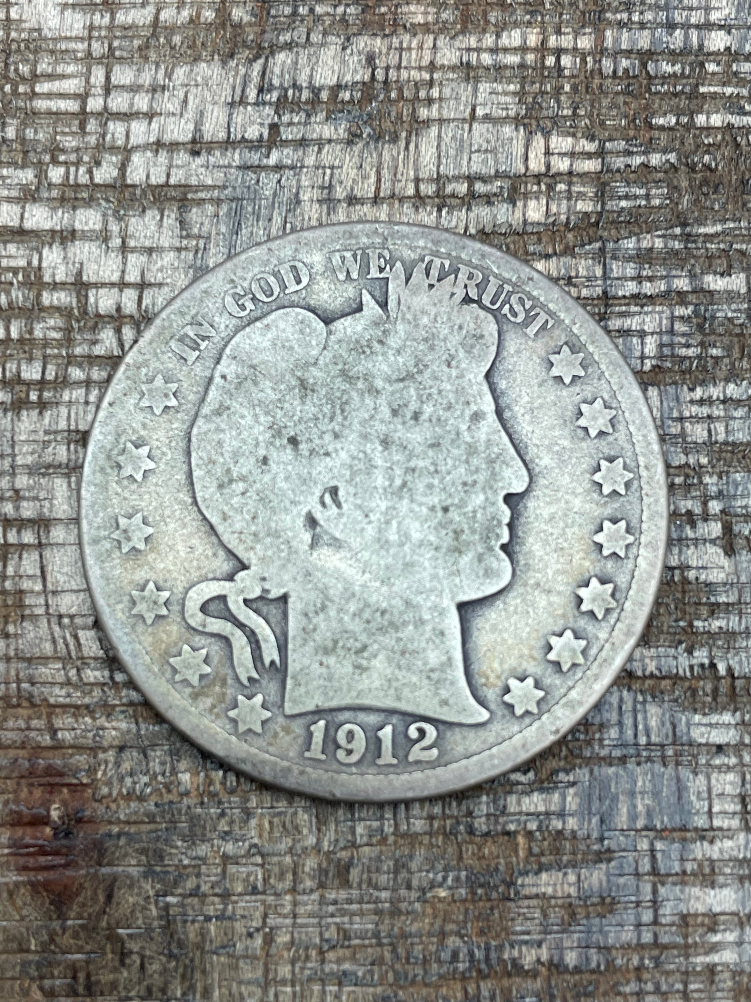 1912 50C US Barber Half Dollar