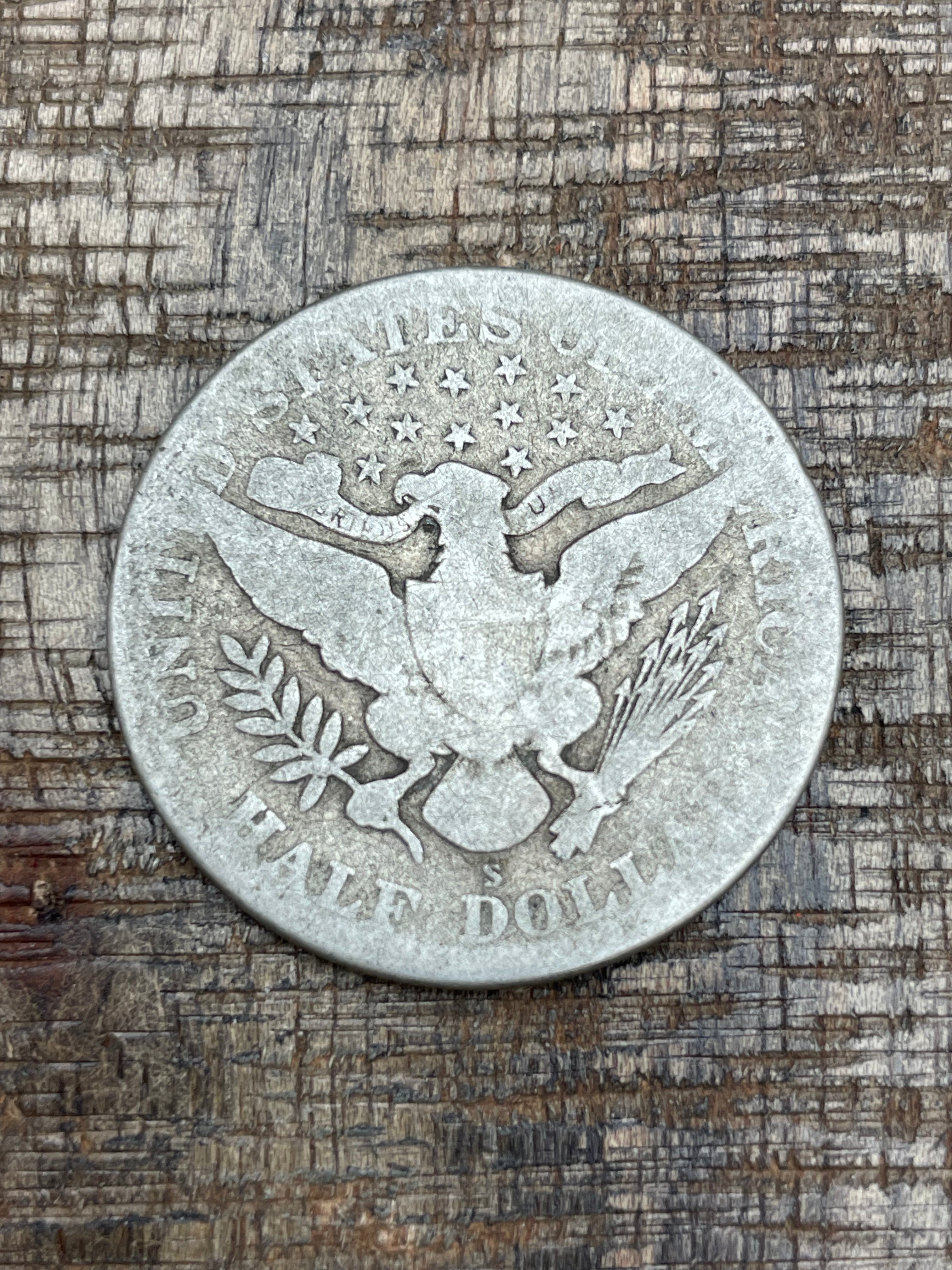 1914-S 50C US Barber Half Dollar