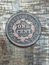 1845 1C Large Cent